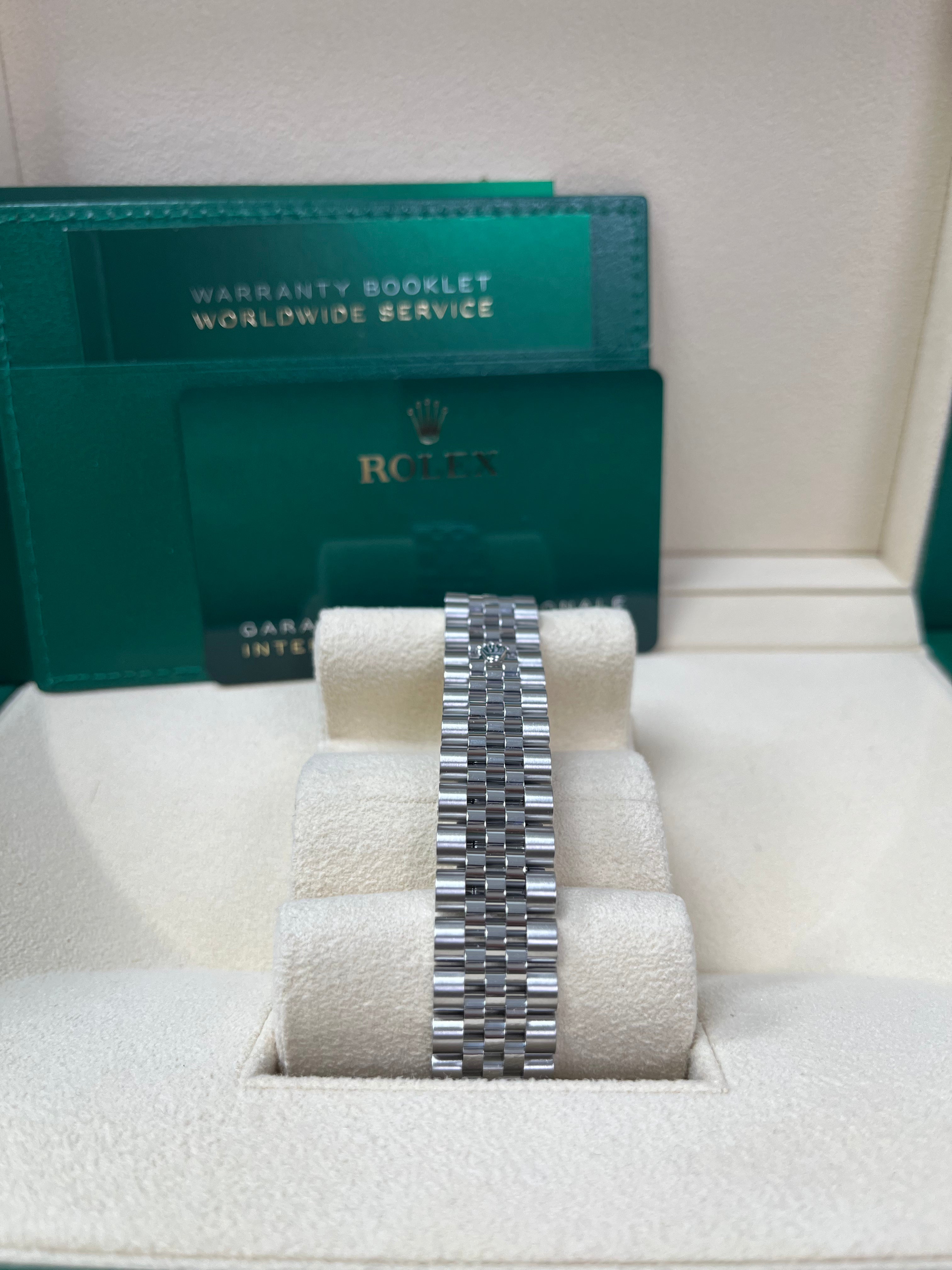 Rolex Datejust 31 Watch - Diamond Bezel & White Mother of Pearl Diamond Dial - Jubilee Bracelet 278384RBR - Luxury Gift for Women, Anniversary & Special Occasions