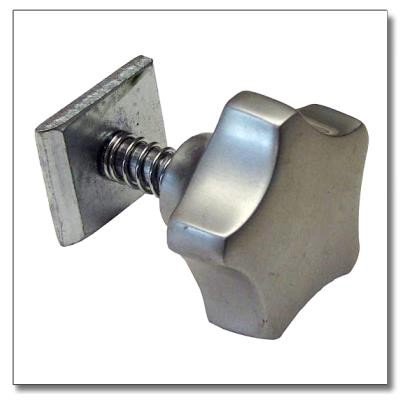 Globe Food Equipment GC512 Knob, Stud & Plate - Replacement Parts for Commercial Kitchen Appliances | Perfect for Ovens, Mixers & Food Processors