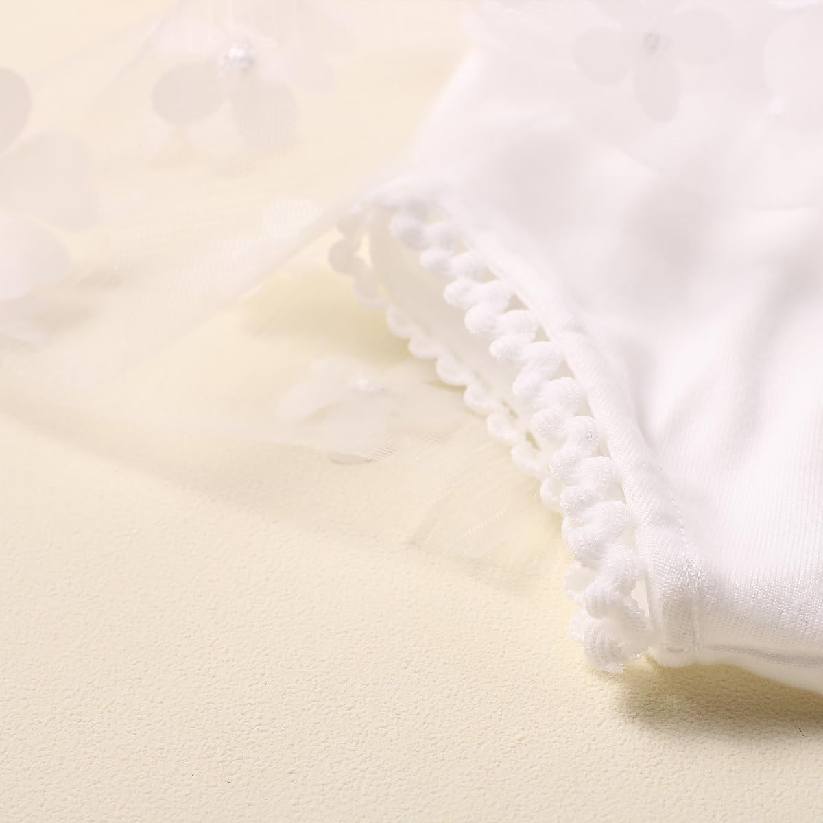 Ylsteed Newborn Photography Outfits for Girls - Lace Romper with Headband, Baby Photo Shoot Props, Infant Photoshoot Clothes - Perfect for Newborn Portraits, Christening, and First Birthday Photos