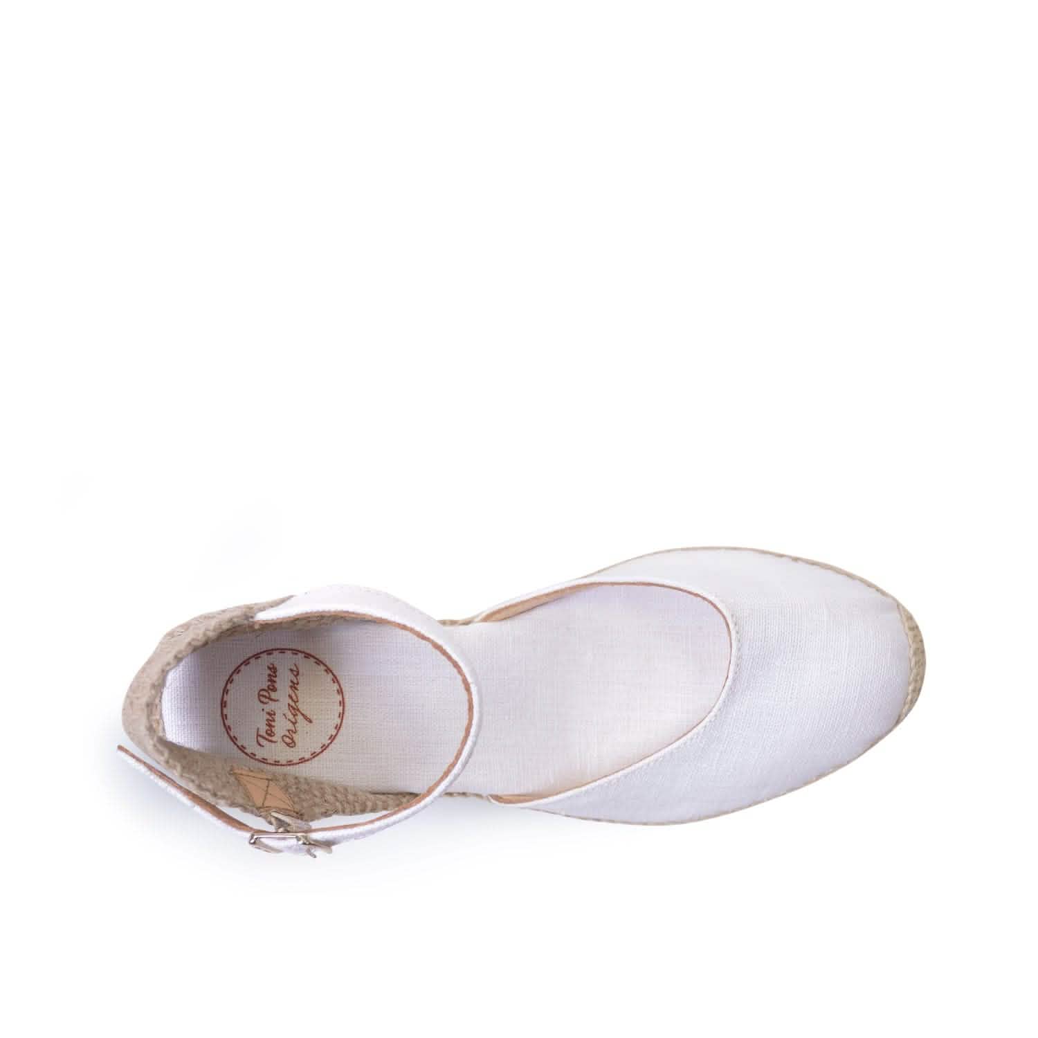 Women's Comfortable Closed Toe Linen Wedge Espadrilles - Breathable Summer Sandals for Beach, Vacation & Casual Outings | Caldes