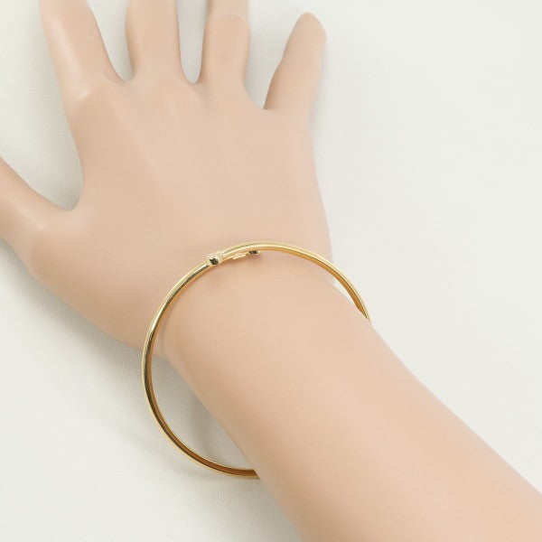 18K Yellow Gold Diamond Bangle Bracelet for Women - Elegant Stackable Jewelry for Weddings, Anniversaries & Special Occasions