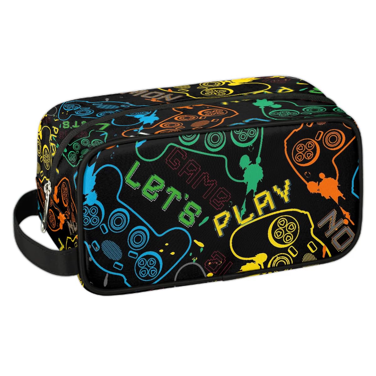 **Waterproof Kids Travel Toiletry Bag for Boys & Girls - Hanging Cosmetic & Wash Pouch - Essential Dopp Kit for Camping, School Trips & Family Vacations**
