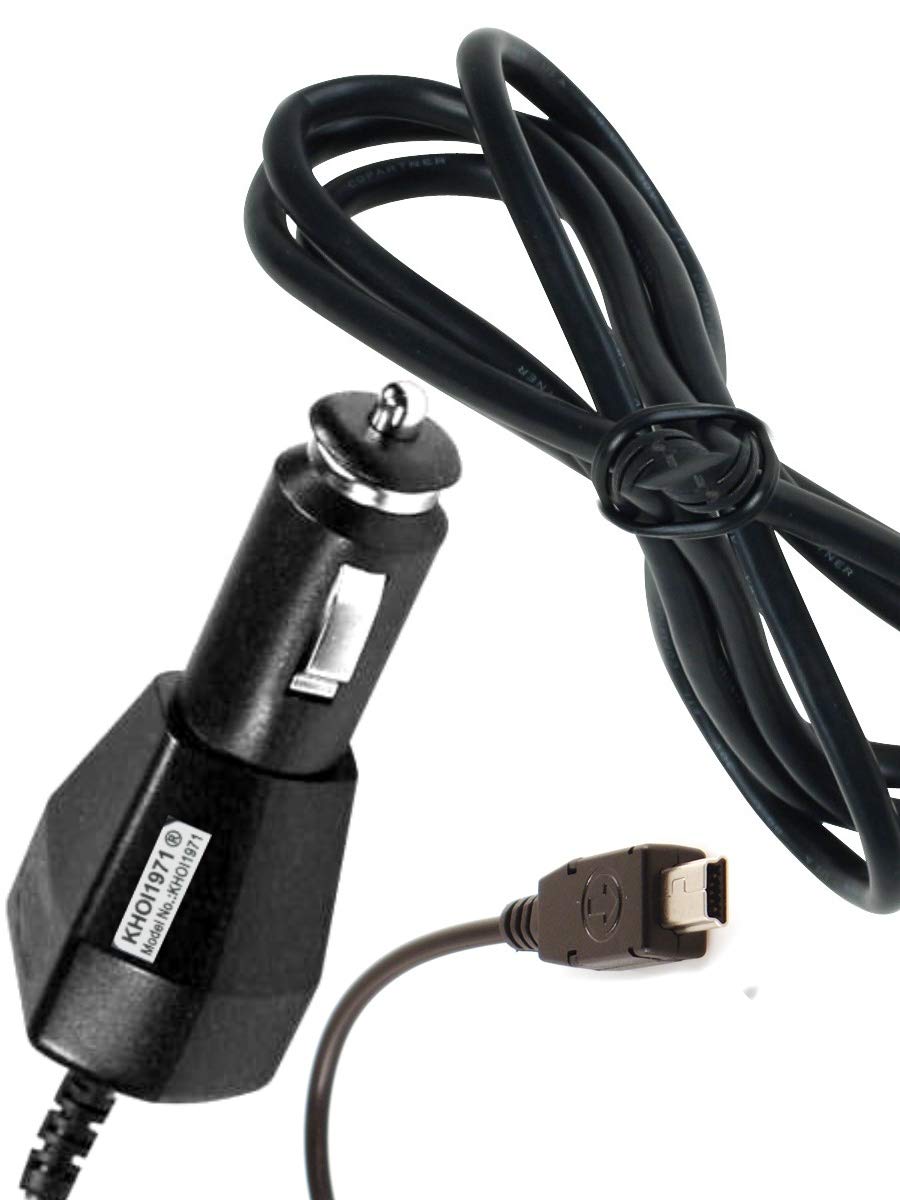 Garmin Rino 750 755T Handheld GPS Car Charger Adapter Power Cable - Compatible with Garmin GPS Devices (Not OEM) - Perfect for Road Trips, Hiking & Outdoor Navigation