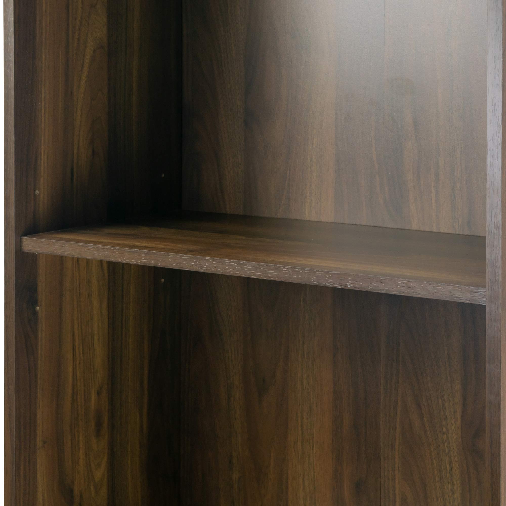 Anson Bookcase Display Shelf Media Tower with Drawers - Stylish Storage for Books, DVDs & Home Decor - Perfect for Living Room, Office & Bedroom Organization