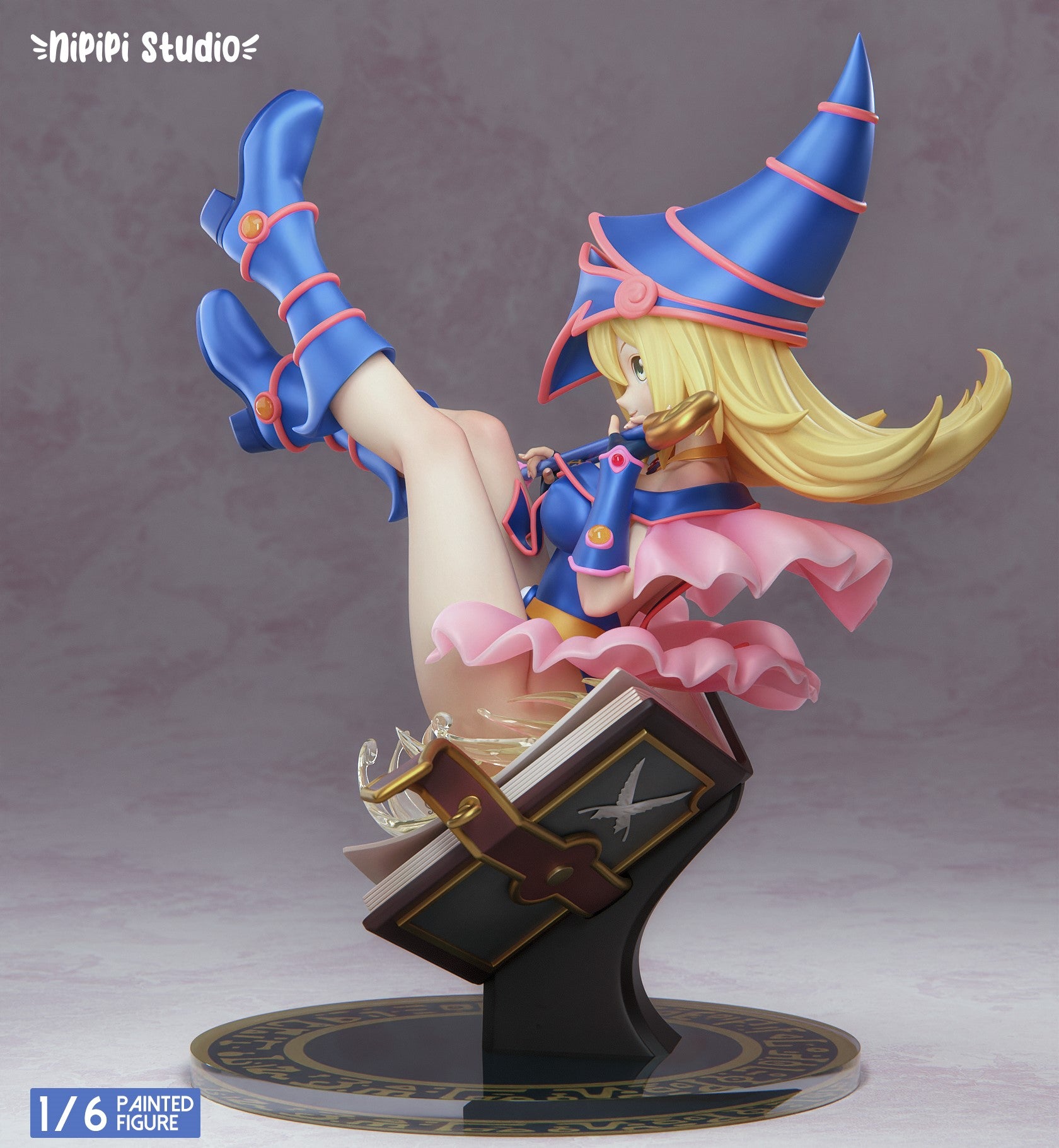 NiPiPi Studio Dark Magician Girl Anime Figure - Collectible Yu-Gi-Oh! Character Statue for Gamers & Anime Fans | Perfect for Display, Cosplay & Yu-Gi-Oh Themed Decor