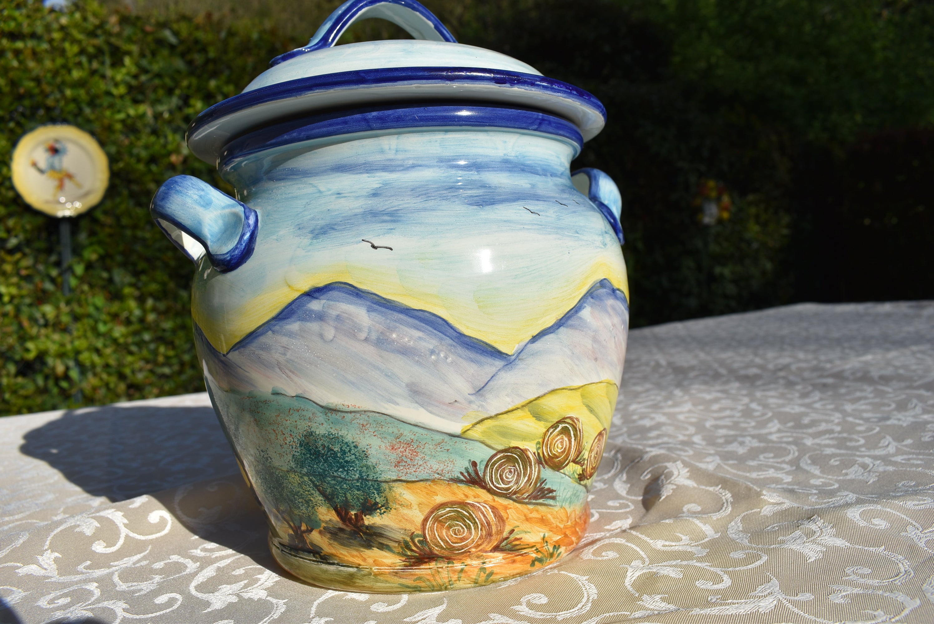 Ceramic Cookie Jar with Airtight Lid - Elegant Kitchen Storage for Cookies, Snacks & Treats - Perfect for Home, Office & Gift Giving