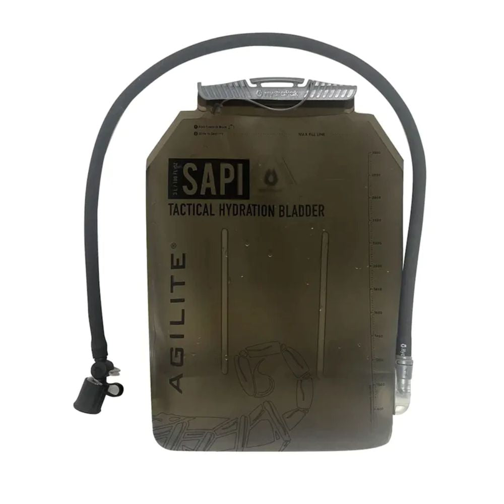 Agilite SAPI Hydration Bladder - Tactical Water Reservoir for Military & Outdoor Use - Perfect for Hiking, Camping & Airsoft