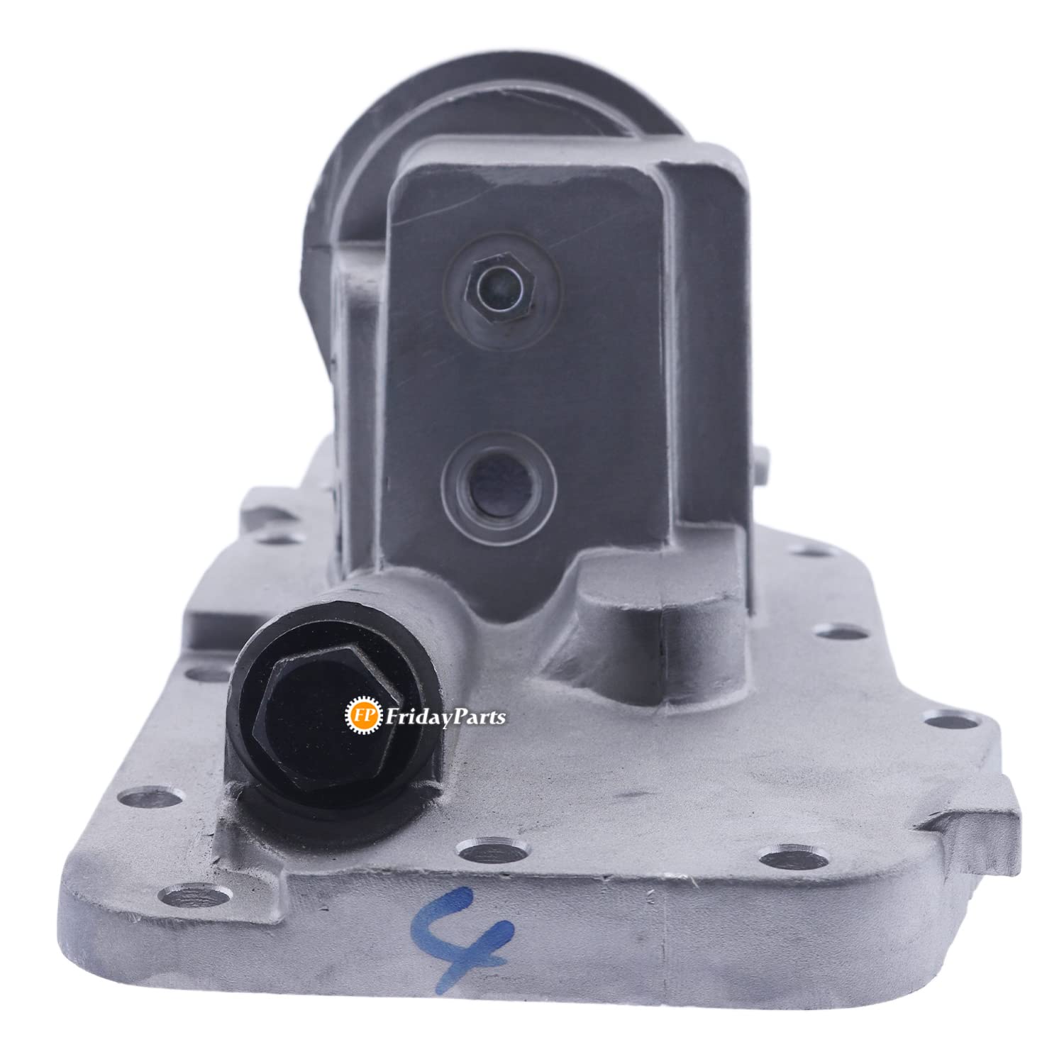 FridayParts Oil Filter Housing 4983354 5297618 3965153 - Compatible Replacement for Cummins Engine - Heavy Duty Truck & Industrial Equipment Maintenance