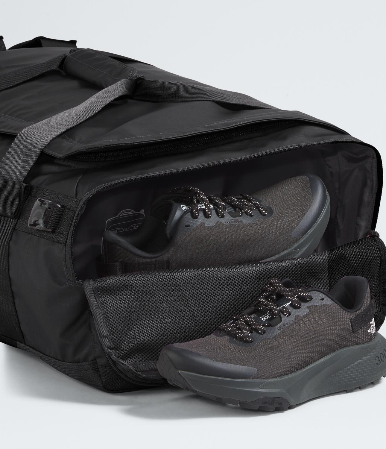Base Camp Voyager Duffel 62L - Durable Travel Duffel Bag for Camping, Hiking & Outdoor Adventures - NF0A52S3 Past Season - Perfect for Weekend Getaways & Gear Storage