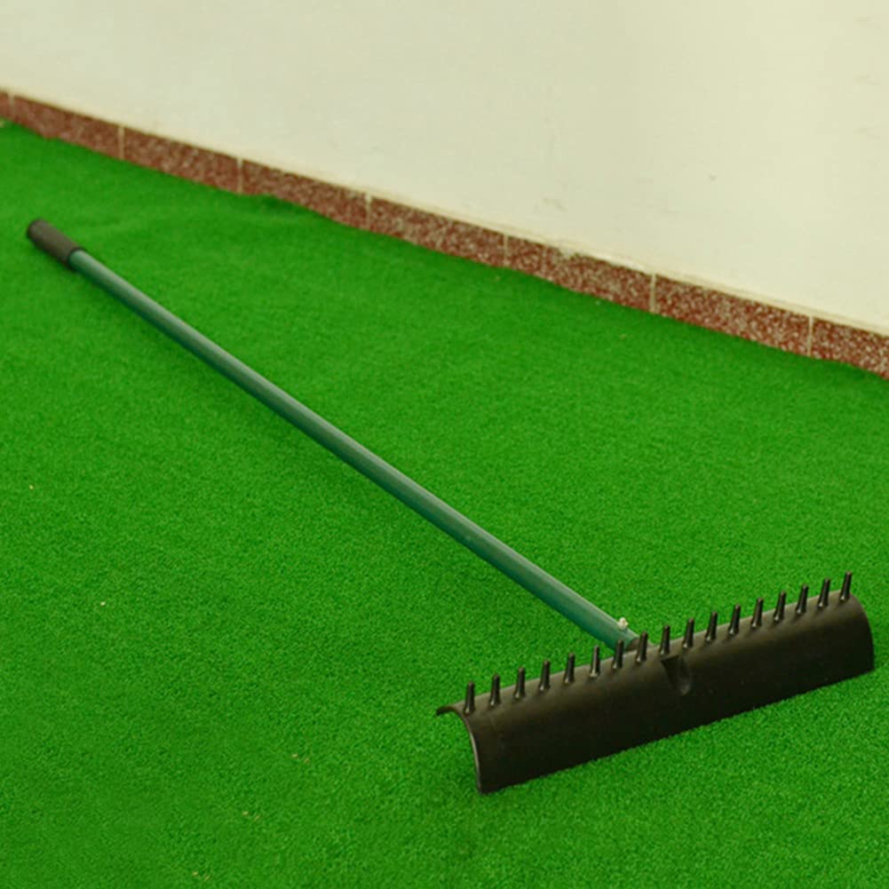 Premium Golf Bunker Rake & Lawn Leveling Tool Kit - Heavy Duty Sand Trap Rake, Golf Grip Rake Head, Yard Leaf Organizer - Perfect for Driving Range, Golf Course Maintenance & Home Garden Care