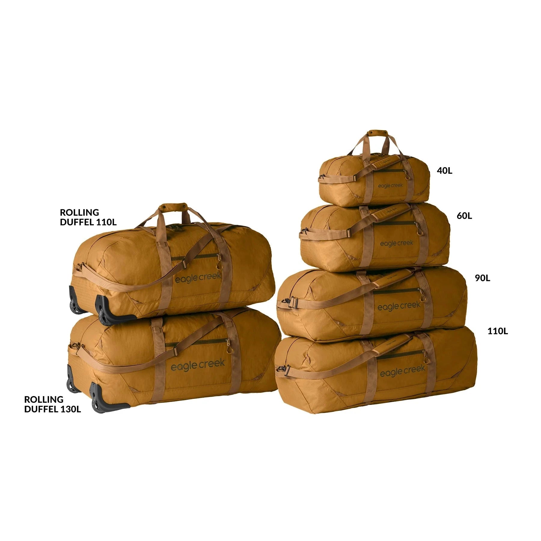 Eagle Creek No Matter What 40L Duffle Bag - Waterproof Travel Duffel for Adventure, Gym & Weekend Trips - Durable Carry-On Luggage for Hiking, Camping & Sports Gear