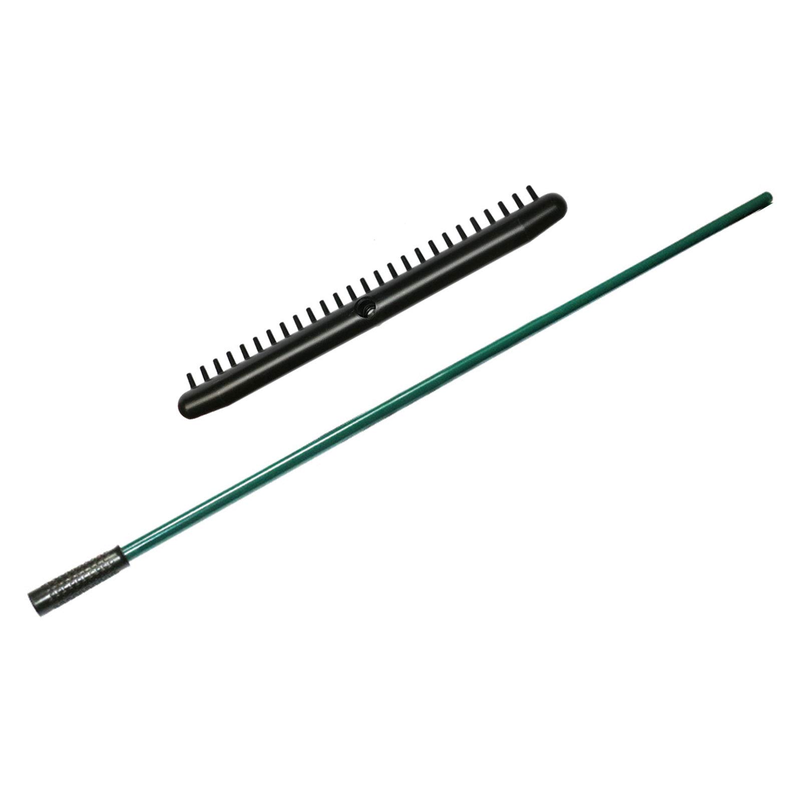 18/26 Teeth Golf Bunker Rake with 47-Inch Pole - Premium Sand Pitch & Garden Leaves Rake for Golf Course Maintenance, Club Care Tool Kit & Equipment Accessories - Perfect for Golf Courses, Backyard Practice & Landscape Maintenance