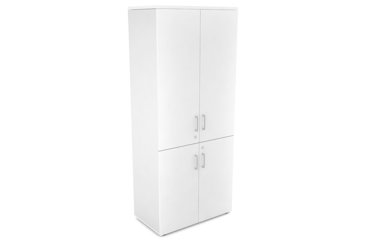 Large Storage Cabinet with Small & Medium Doors - 800W x 1870H x 450D - Perfect for Office, Classroom, or Warehouse Organization
