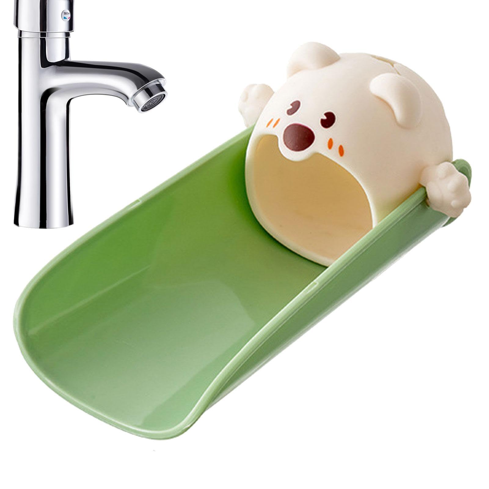 Animal Faucet Extenders - Silicone Tap Extender for Kids, Bathroom & Kitchen Sink