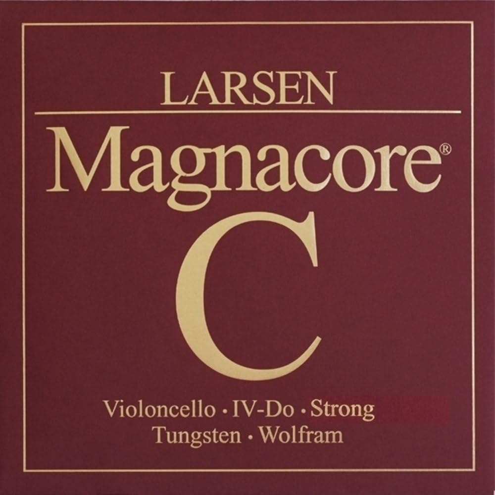 Premium LARSEN STRINGS Magnacore C Tungsten Strong Cello Strings - Professional Quality for Orchestral & Solo Performances