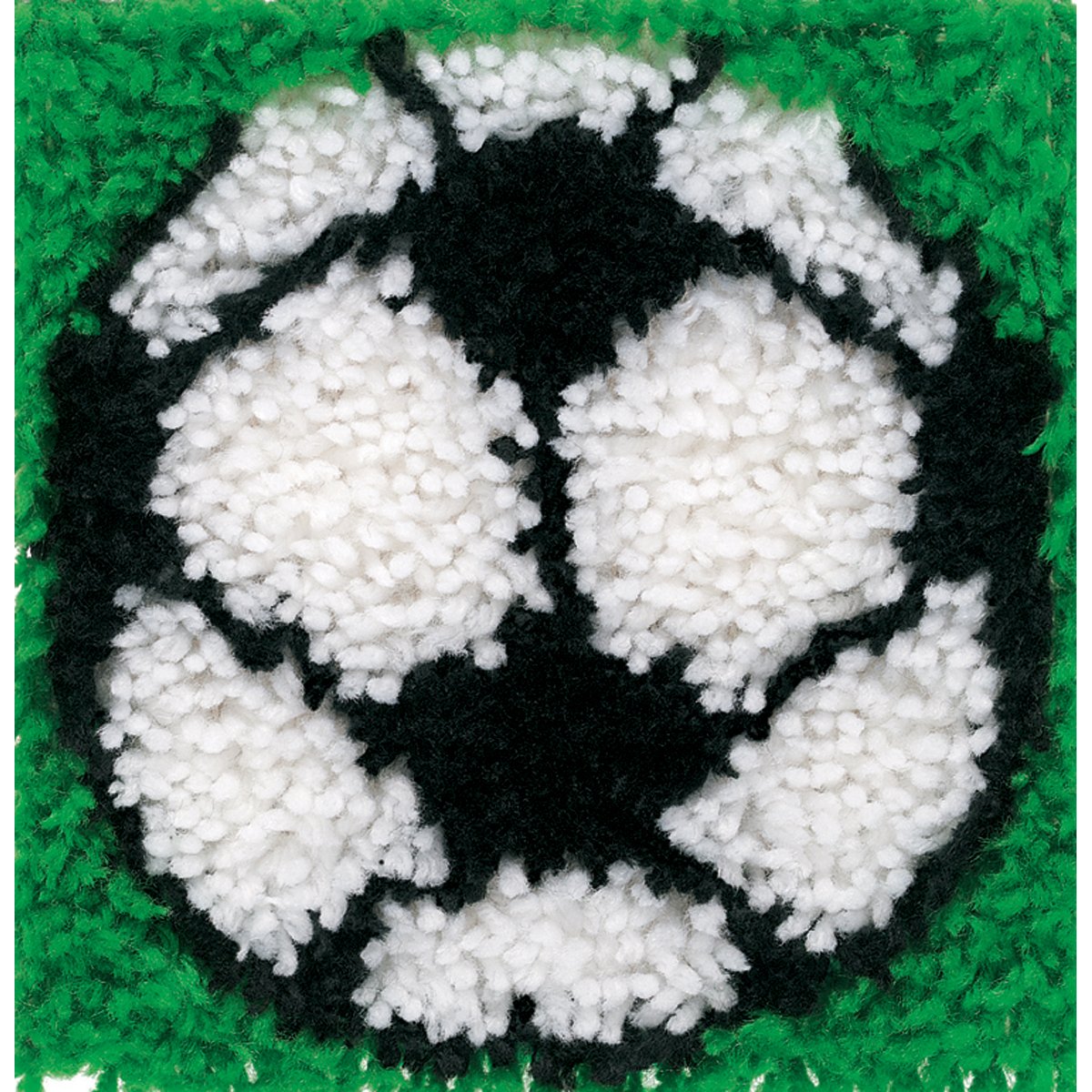 Wonderart Latch-Hook Kit for Soccer - 8