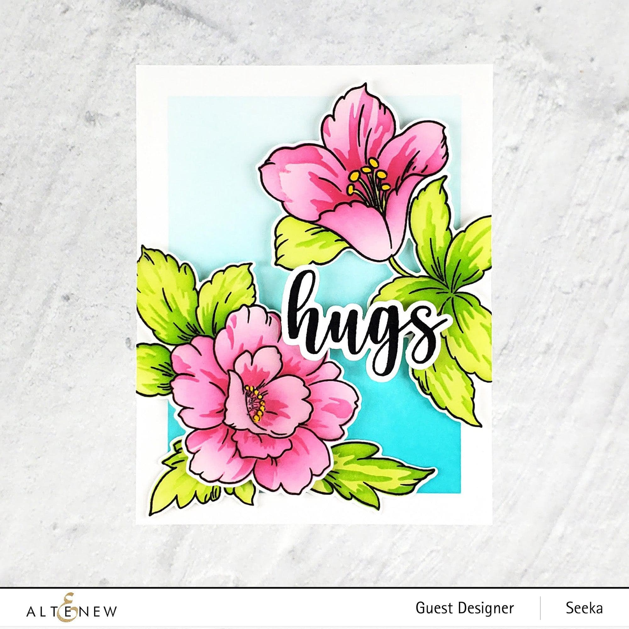 Floral Acanthus Craft Kit with Layering Stencils - DIY Scrapbooking & Card Making Supplies for Home Decor & Gift Projects