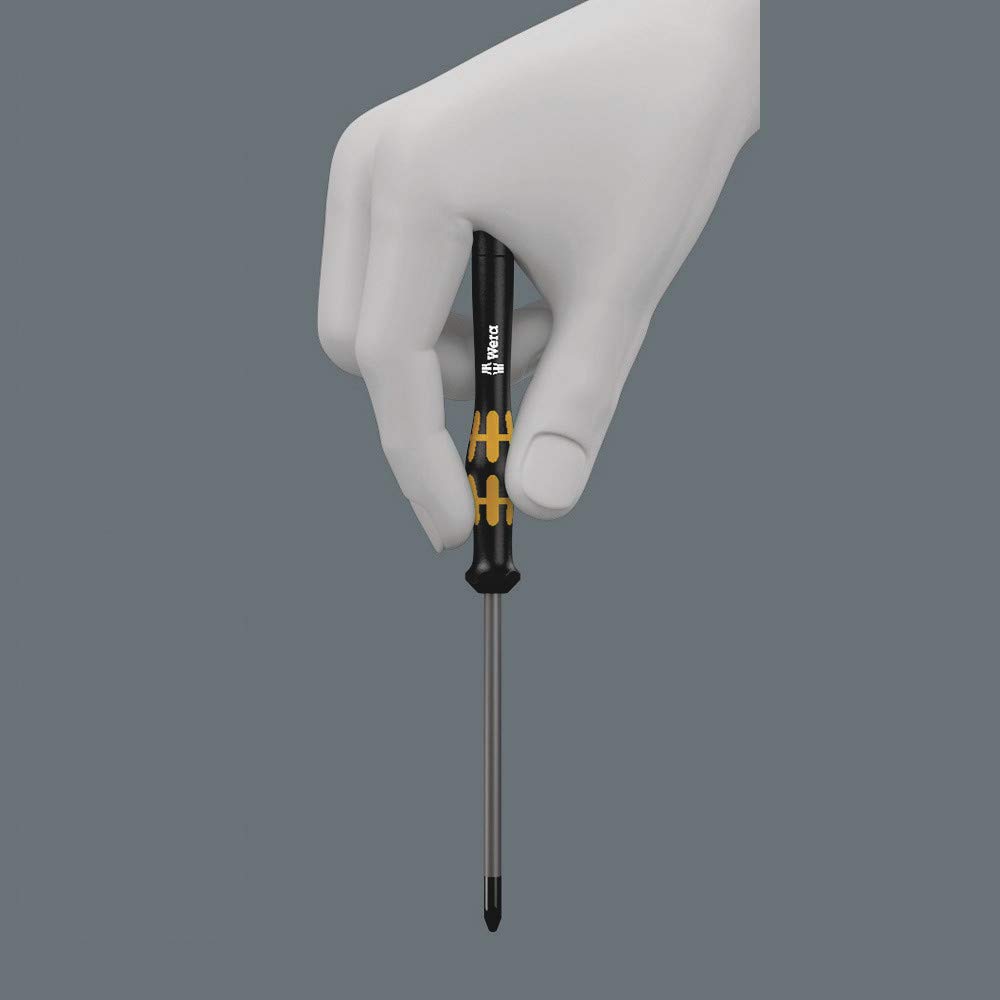 KRAFTFORM Micro-Set ESD/20 SB BIT Set Handle - Precision Screwdriver Set for Electronics Repair, PC & Phone Maintenance - Anti-Static ESD Safe Tools for Technicians & DIY Projects