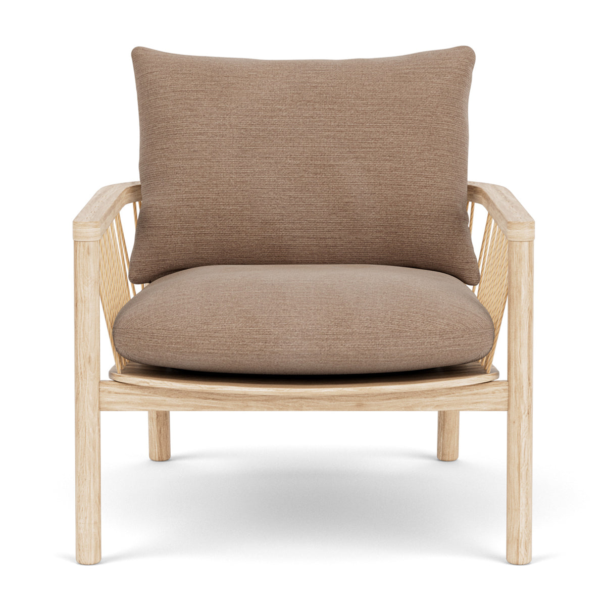 Enzo Fabric Armchair - Modern Upholstered Accent Chair for Living Room, Bedroom & Office - Comfortable Lounge Chair with Sturdy Wooden Legs - Perfect for Relaxing, Reading & Decorating