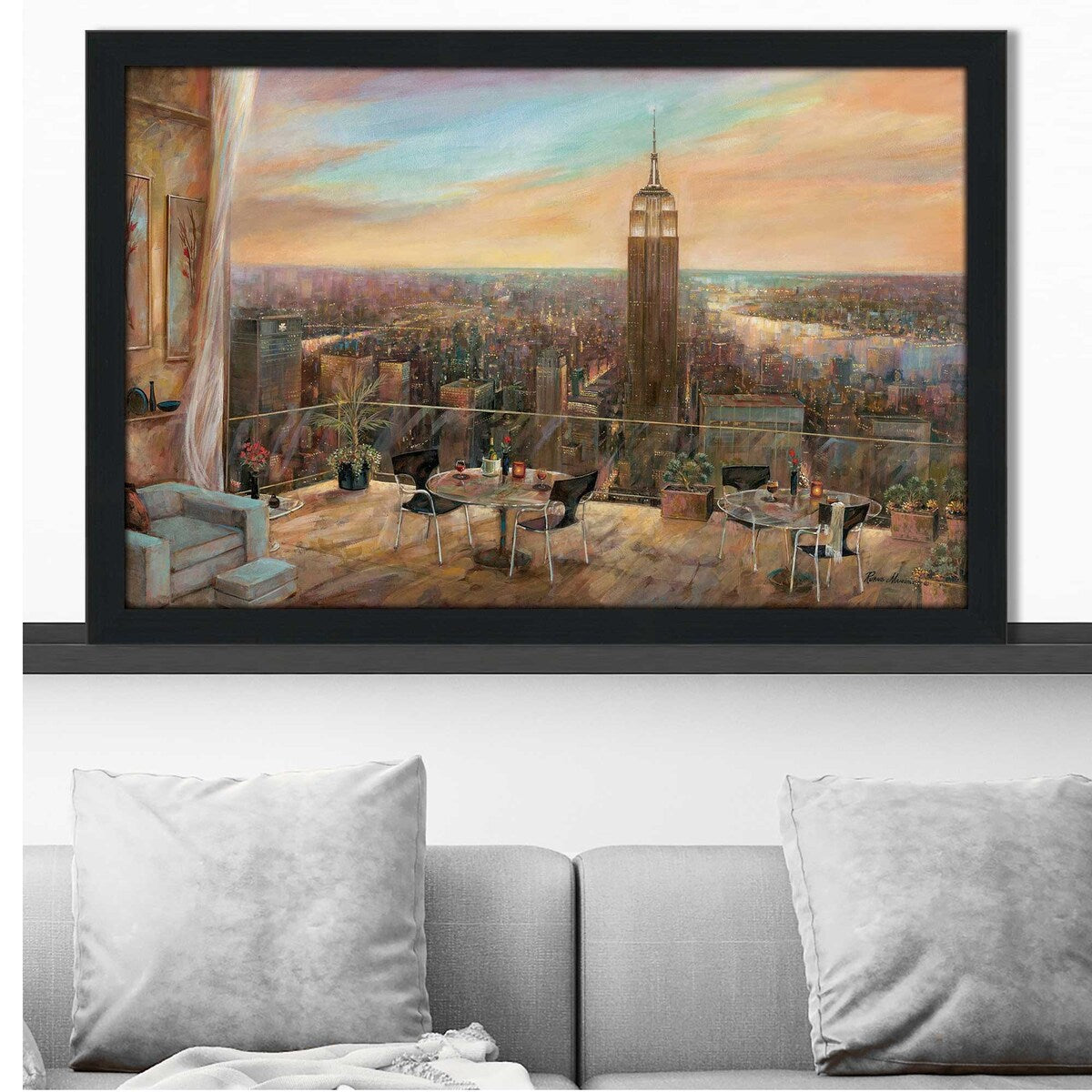 Ruane Manning New York City Skyline Acrylic Print - Stunning Wall Art for Home & Office Decor