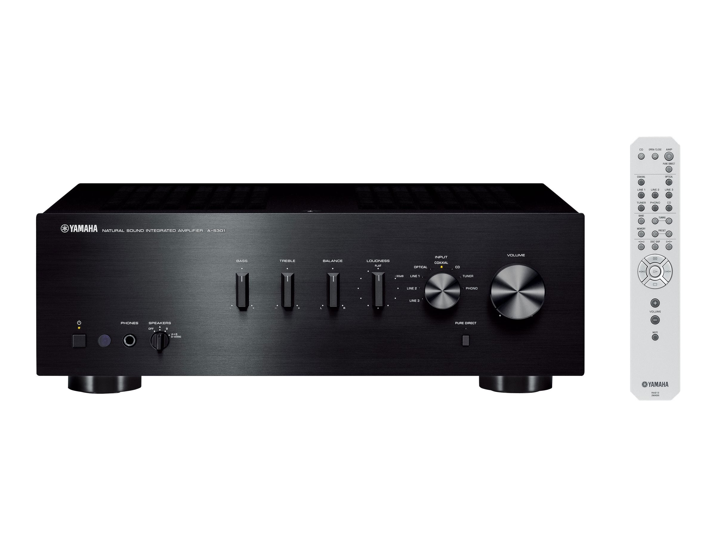 Yamaha A-S301 Stereo Integrated Amplifier - High-Fidelity Audio for Home Theater & Music Listening