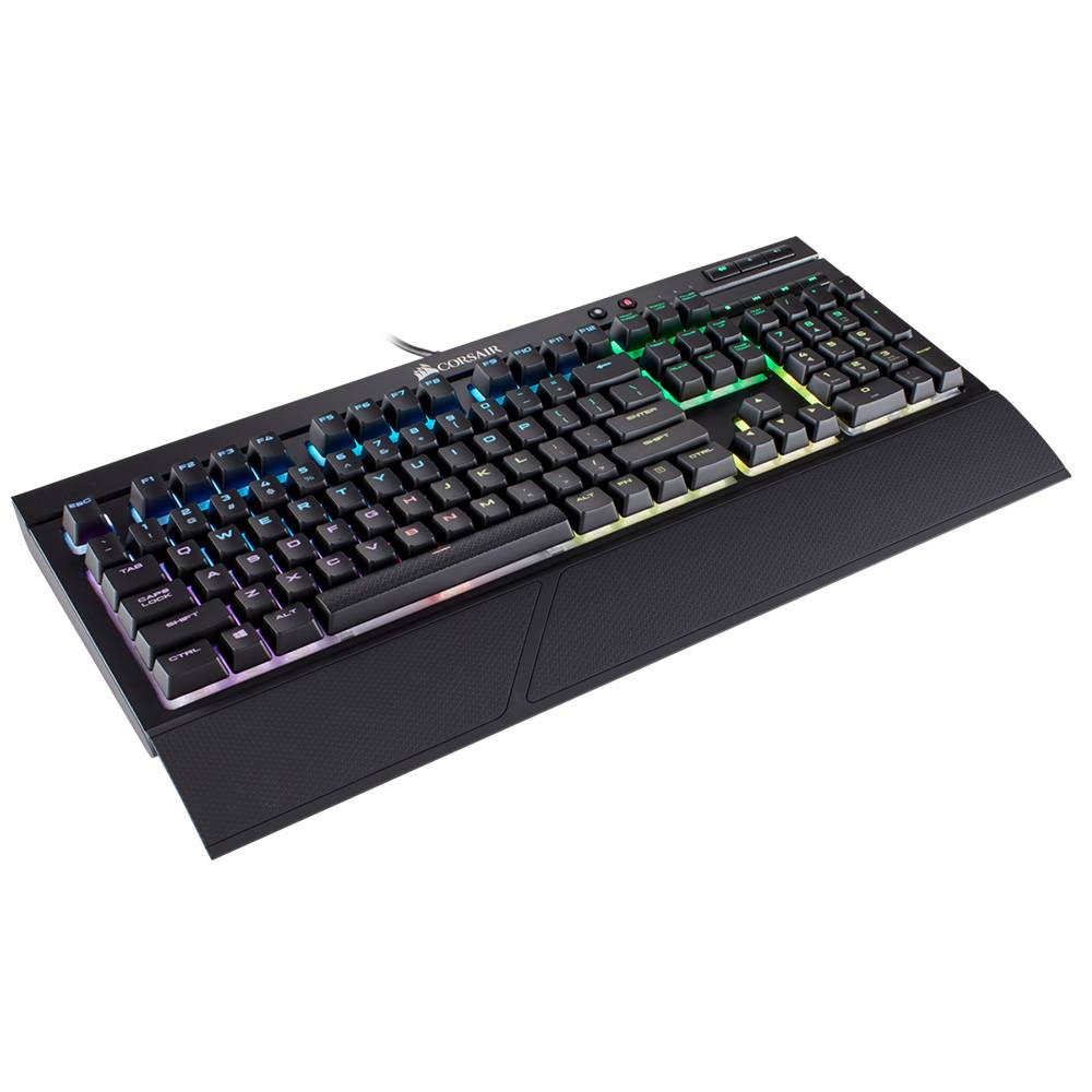 Corsair K68 RGB Mechanical Gaming Keyboard with Cherry MX Red Switches - Perfect for Competitive Gaming & Typing