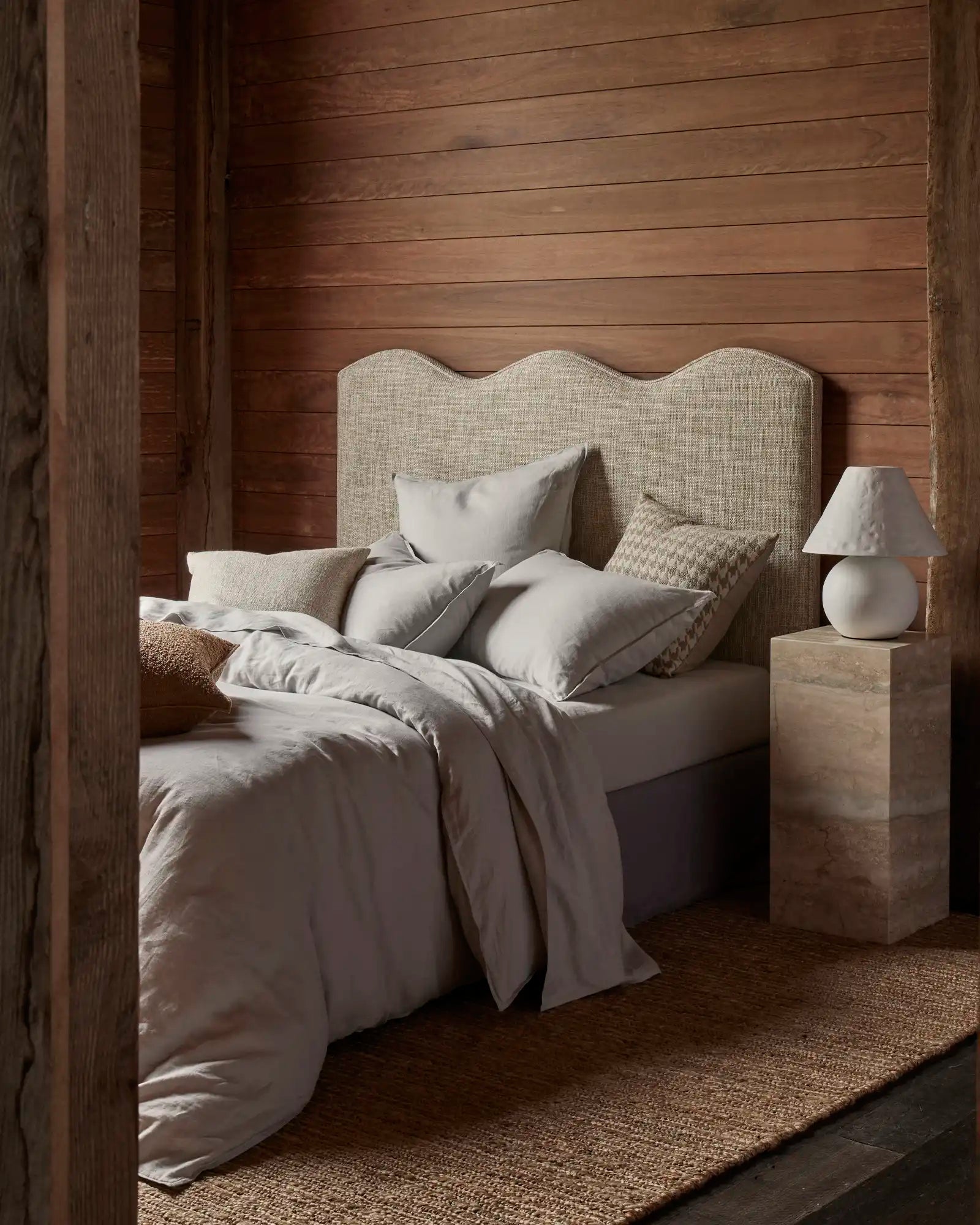 Ravello Silver Quilt Cover Set - Luxurious Bedding for Master Bedroom & Guest Room Decor
