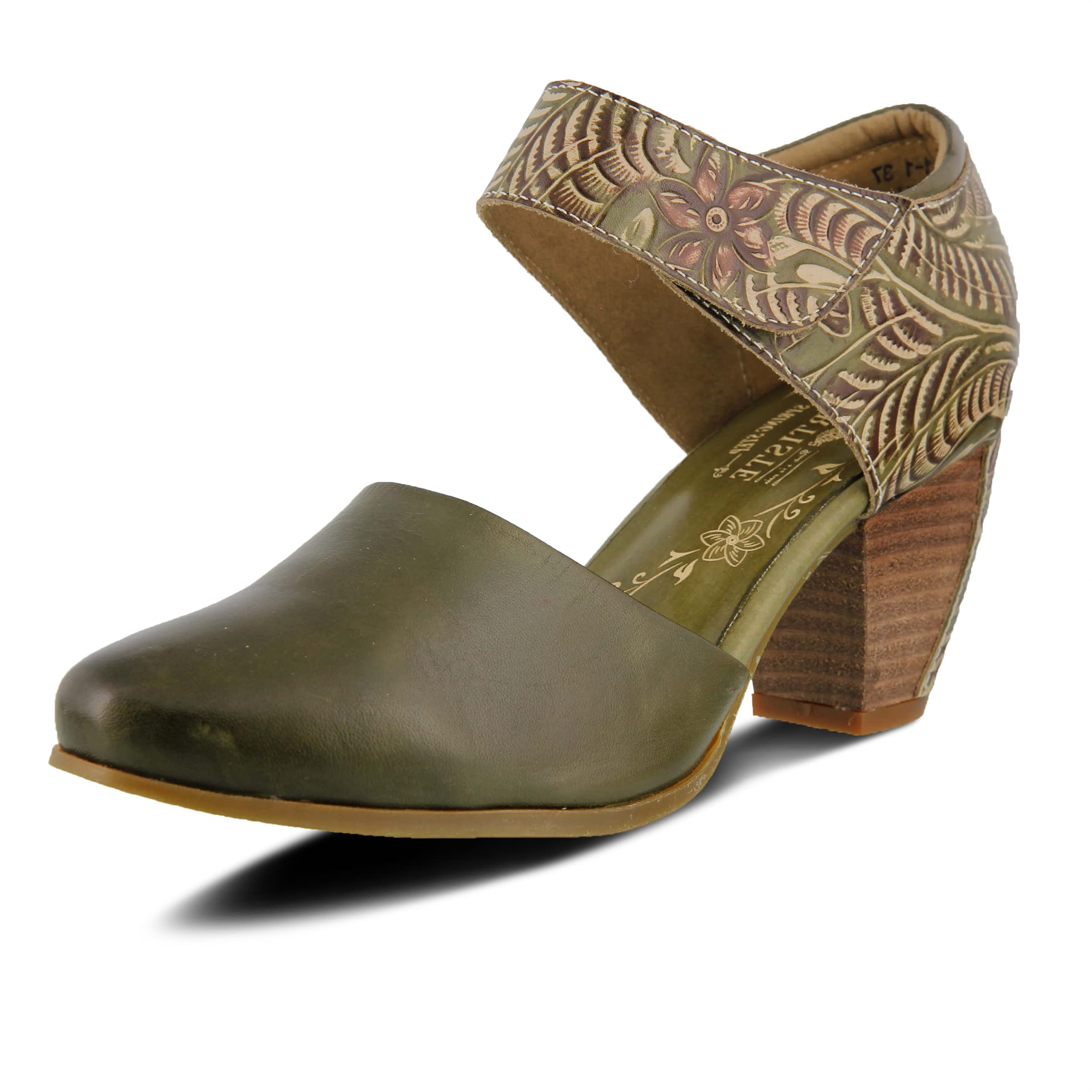 Spring Step L'Artiste Women's Comfortable Toolie Pump Shoes - Elegant Low Heel Pumps for Work, Office, Wedding & Special Occasions