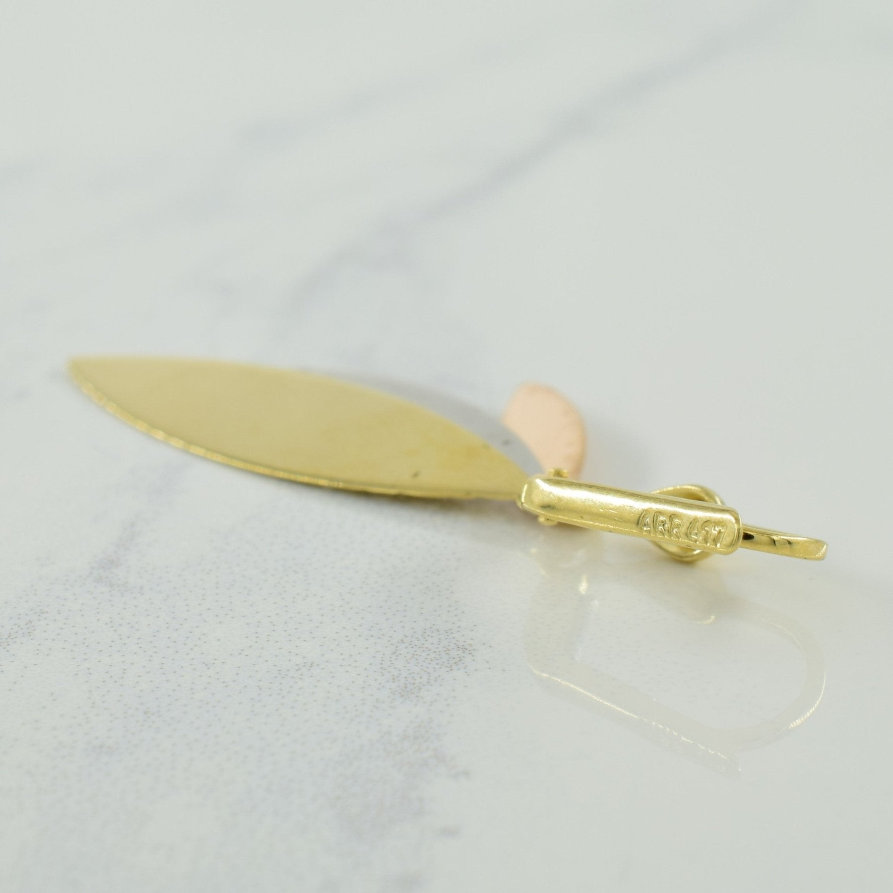 10K Tri-Tone Gold Drop Earrings for Women - Elegant Dangle Hoop Earrings for Everyday Wear, Parties & Special Occasions