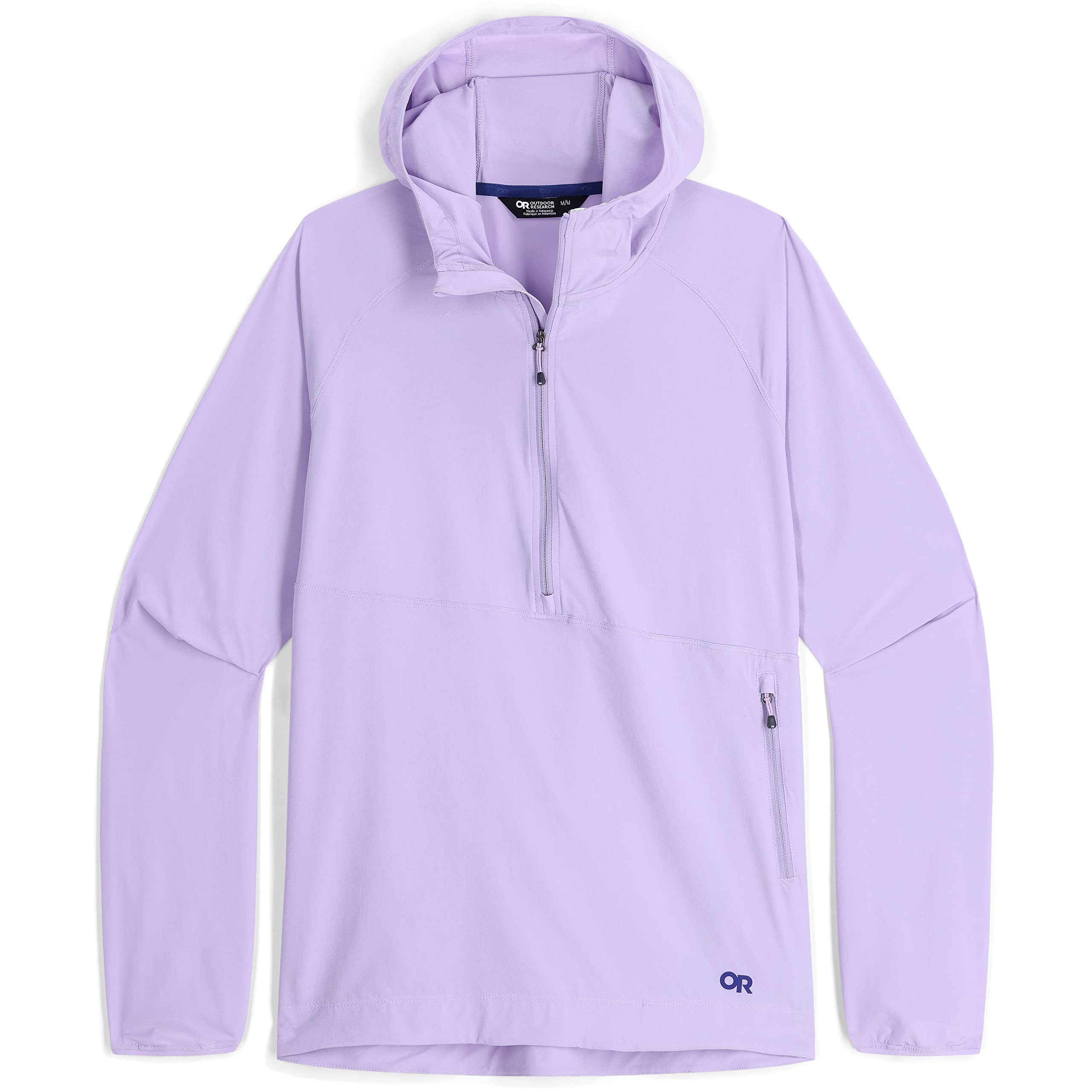 Outdoor Research Women's Astroman Sun Hoodie – Lightweight Moisture-Wicking UPF 50+ Sun Protection Quarter Zip Hoodie for Hiking, Running & Outdoor Activities