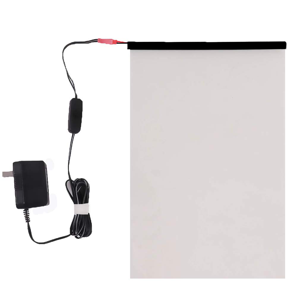 PDLC Switchable Smart Film - Electric Smart Glass Adhesive for All-Day Privacy Protection (6Inch x 12Inch) | Perfect for Office Windows, Home Bathrooms & Conference Room Partitions