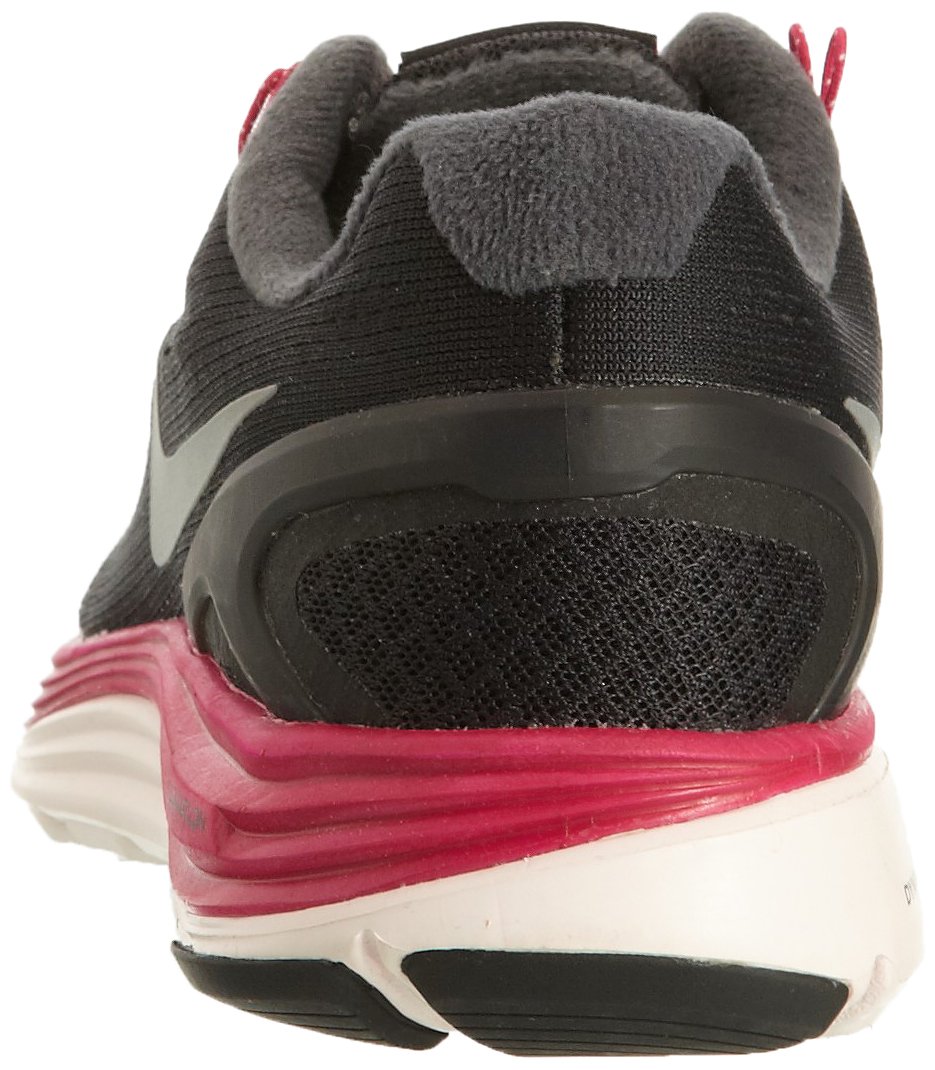 Nike Women's Lunarglide+ 4 Running Shoes - Size 5.5 - Black - Lightweight Cushioned Sneakers for Jogging, Gym Workouts & Daily Walking