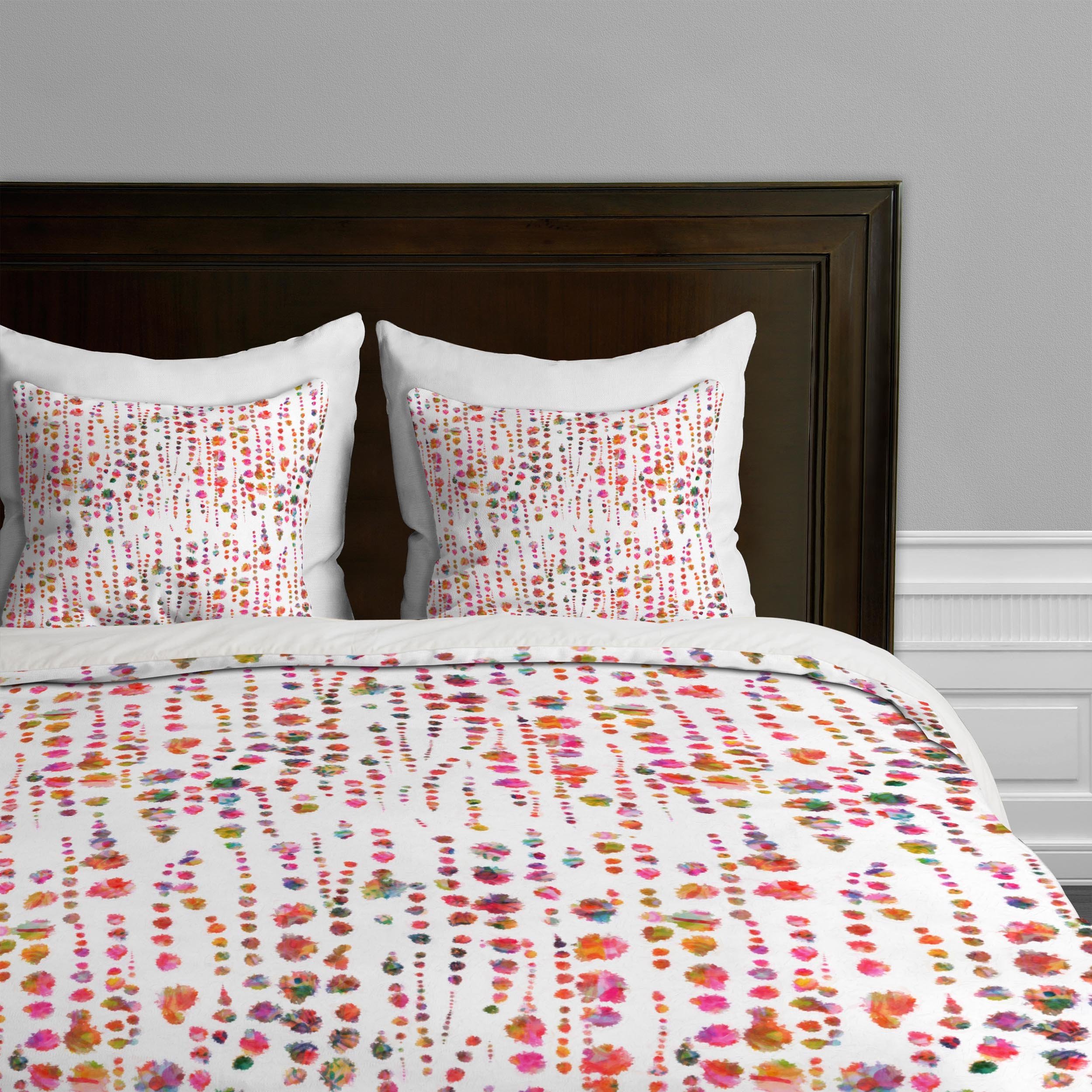 Stephanie Corfee Pinata Streamers Duvet Cover - Twin/Twin XL Size, Vibrant Bohemian Bedding Set for Kids & Teens Room Decor | Perfect for Birthday Parties, Dorm Room, and Boho Chic Bedroom Makeover