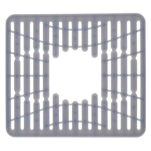 OXO Silicone Sink Mat - Non-Slip Drain Cover for Kitchen Sink, Dish Drying Rack Protector - Perfect for Washing Dishes, Protecting Countertops & Organizing Kitchen Utensils