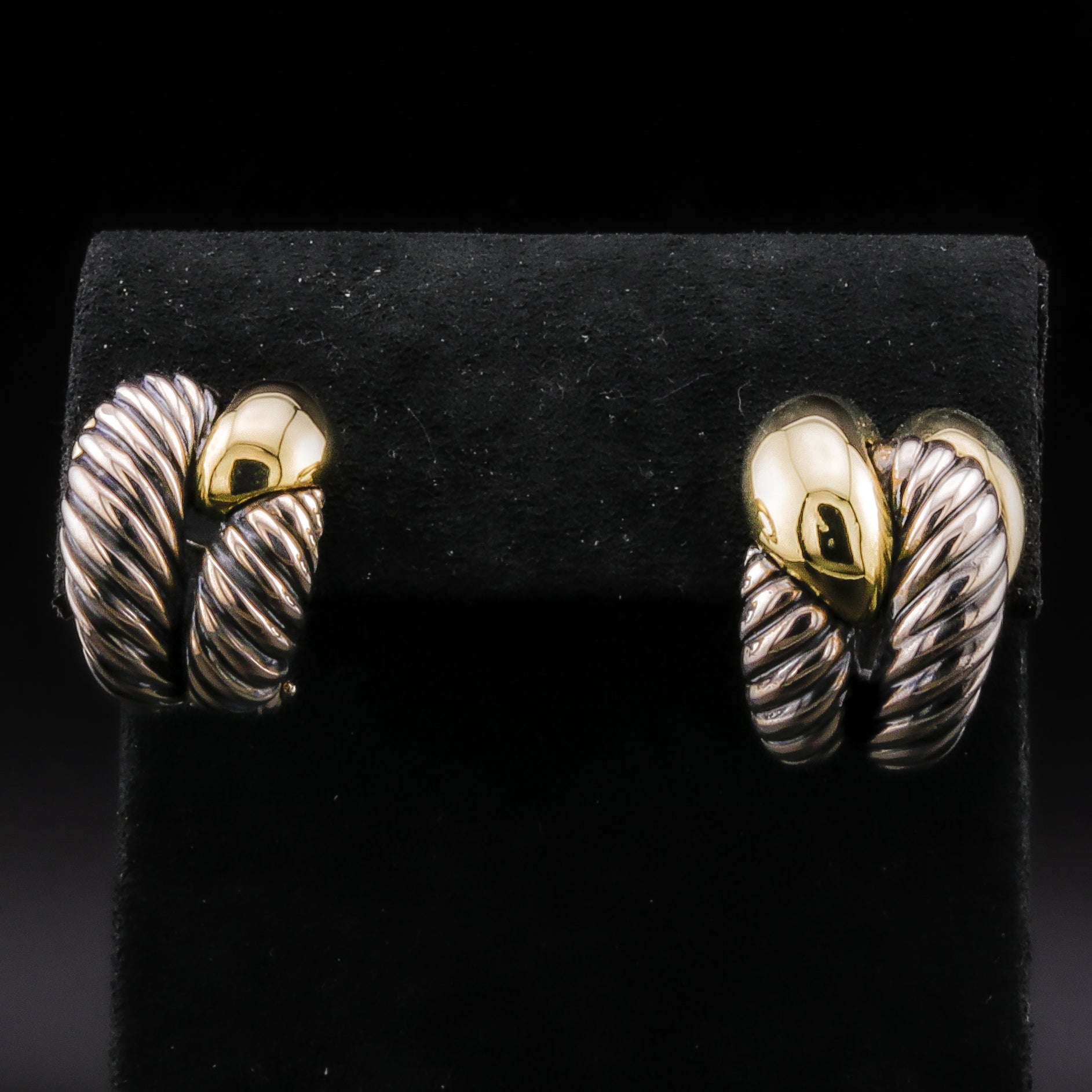 Elegant Knot Earrings for Women - Dainty Gold & Silver Hoop Studs - Perfect for Casual Wear, Date Nights & Special Occasions