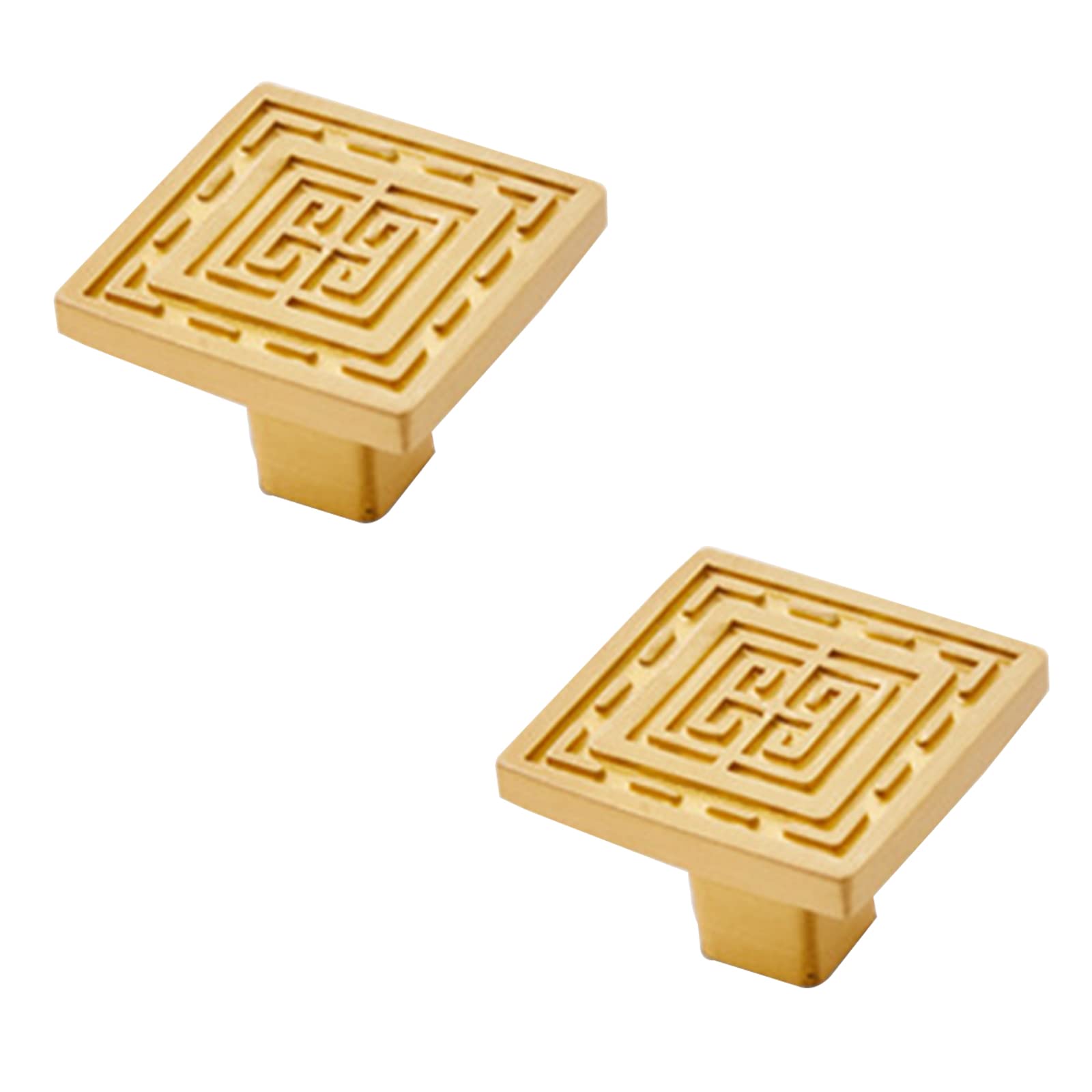 Premium Gold Cabinet Handles - Single Hole Drawer Pulls for Dressers, Wardrobes & Furniture (Set of 2) - Elegant Hardware Upgrade for Modern Home & Office Spaces