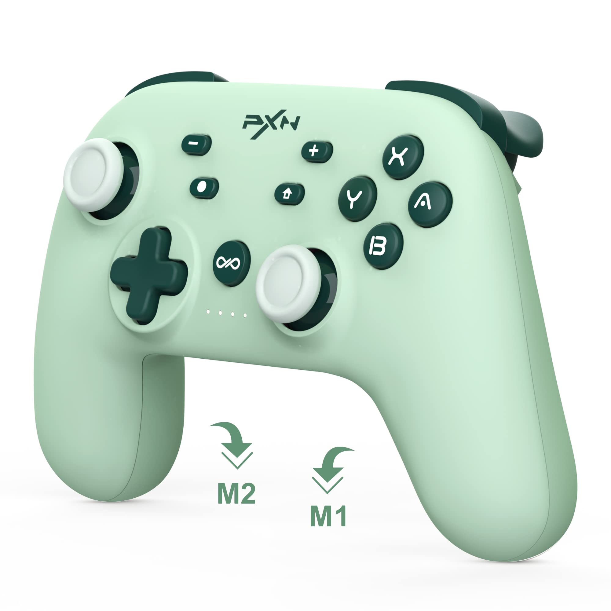 PXN Wireless Pro Controller for Nintendo Switch/Switch Lite/Switch OLED - Programmable Turbo, Gyro, Vibration, Wake-Up Function, APP Support - Perfect for Gaming, Travel & Multiplayer Sessions