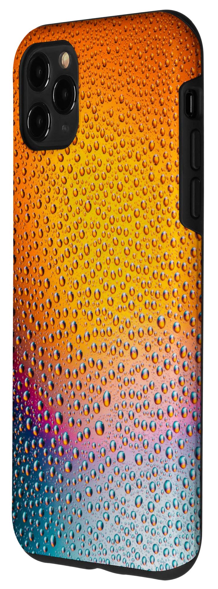 iPhone 11 Pro Max Case with Rainbow Water Drop Design - Shatterproof Protective Cover for Daily Use, Travel & Outdoor Activities