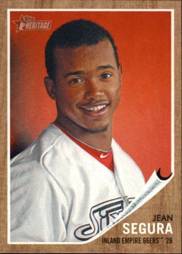 2011 Topps Heritage Minors Baseball Card #37 Jean Segura - Rare Collectible Sports Memorabilia for Baseball Fans and Card Collectors | Perfect for Display, Trading, and Investment