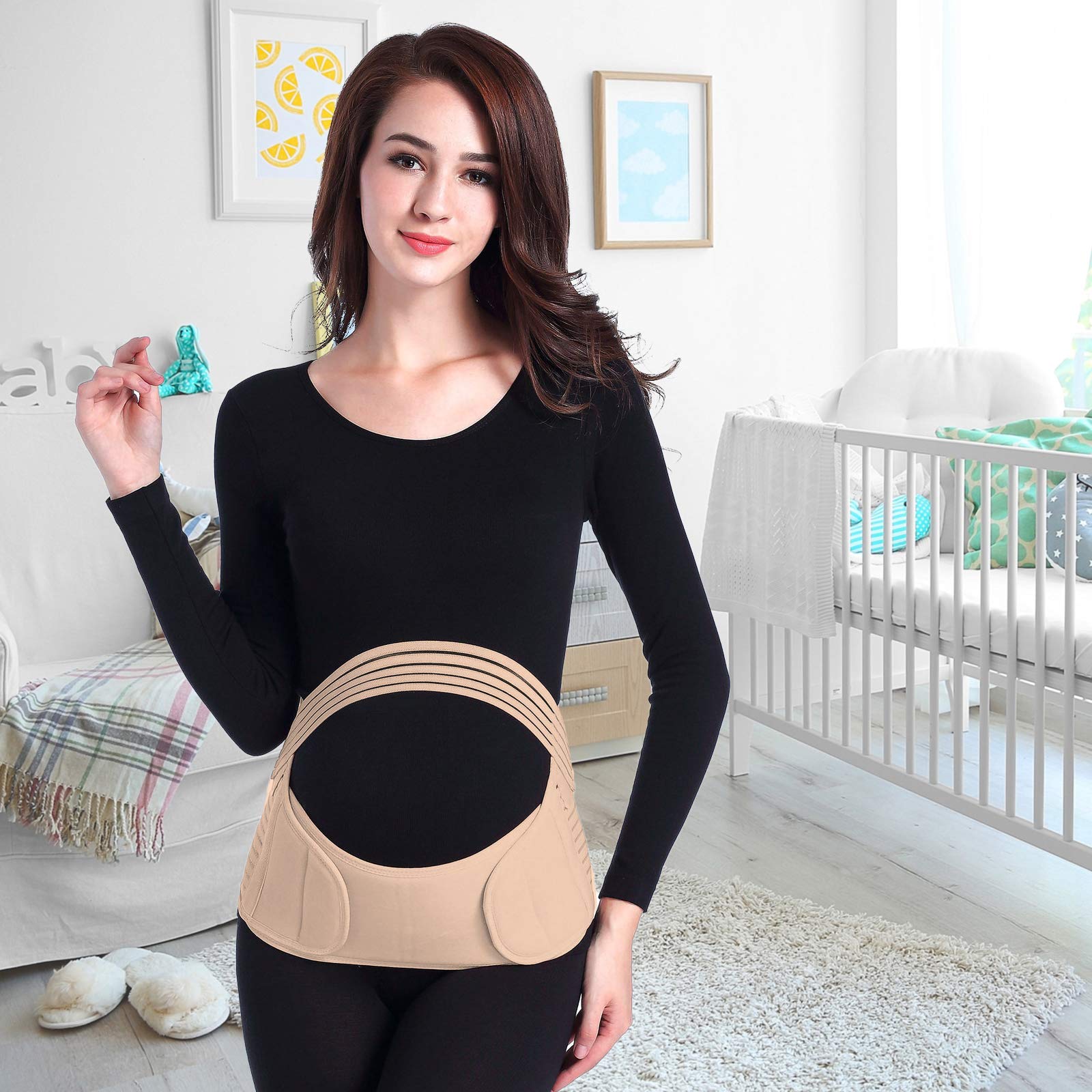 Best Maternity Support Belt for Pregnancy - Comfortable Belly Band for Back Pain Relief - Perfect for Work, Exercise & Daily Activities