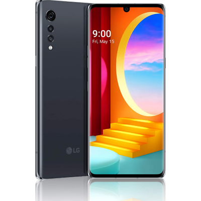 LG VELVET 128GB Smartphone (White/Pink) - T-Mobile GSM Unlocked, Dual SIM, 6.8