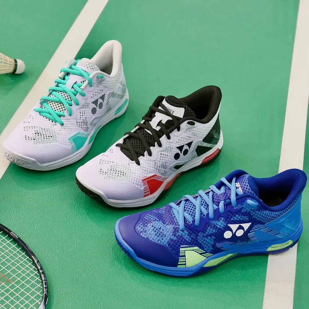 Yonex Power Cushion Eclipsion Z3 Wide Tennis Shoes for Men - White/Black - Comfortable Cushioning & Wide Fit for Court Sports & Casual Wear