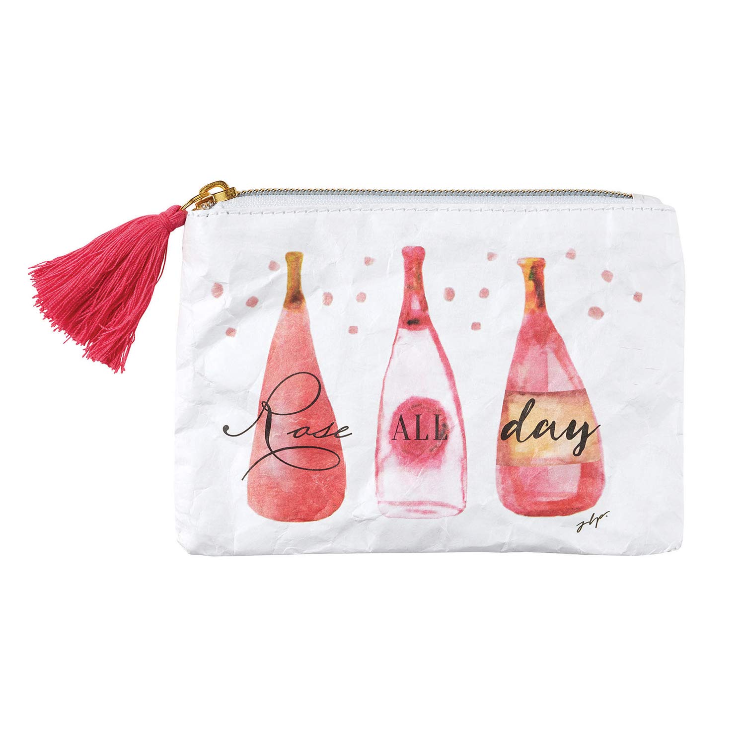 Creative Brands Lili + Delilah Waterproof Coin Purse with Tassel Pull - 5.75 x 4 Inches Small Wallet for Women - Perfect for Brunch, Shopping & Travel Accessories
