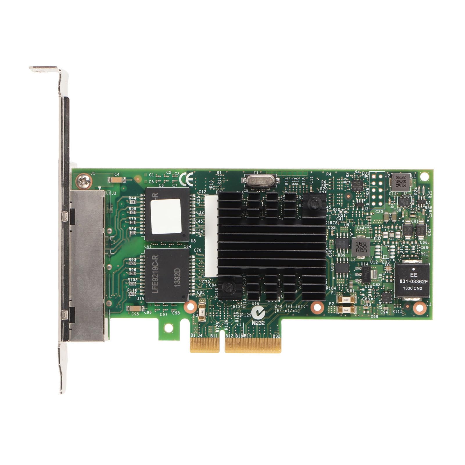 Gigabit PCIe Network Card 1Gb 1000Mbps RJ45 Ethernet Adapter - High Speed NIC I35 for Desktop PC, Gaming & Home Office Networking (Supports SFP & 10/100/1000Mbps) - Perfect for Online Gaming, Video Streaming & Large File Transfers