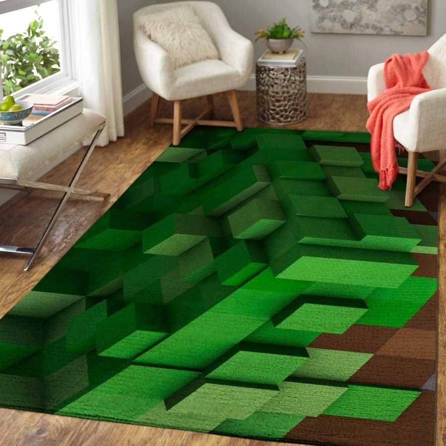 Non-Slip Gamer Rug - Soft Gaming Carpet for Bedroom & Living Room Decor | Video Game Themed Area Rug for Boys & Gamers | Perfect for Gaming Setup, Home Theater & Man Cave Decor PH064