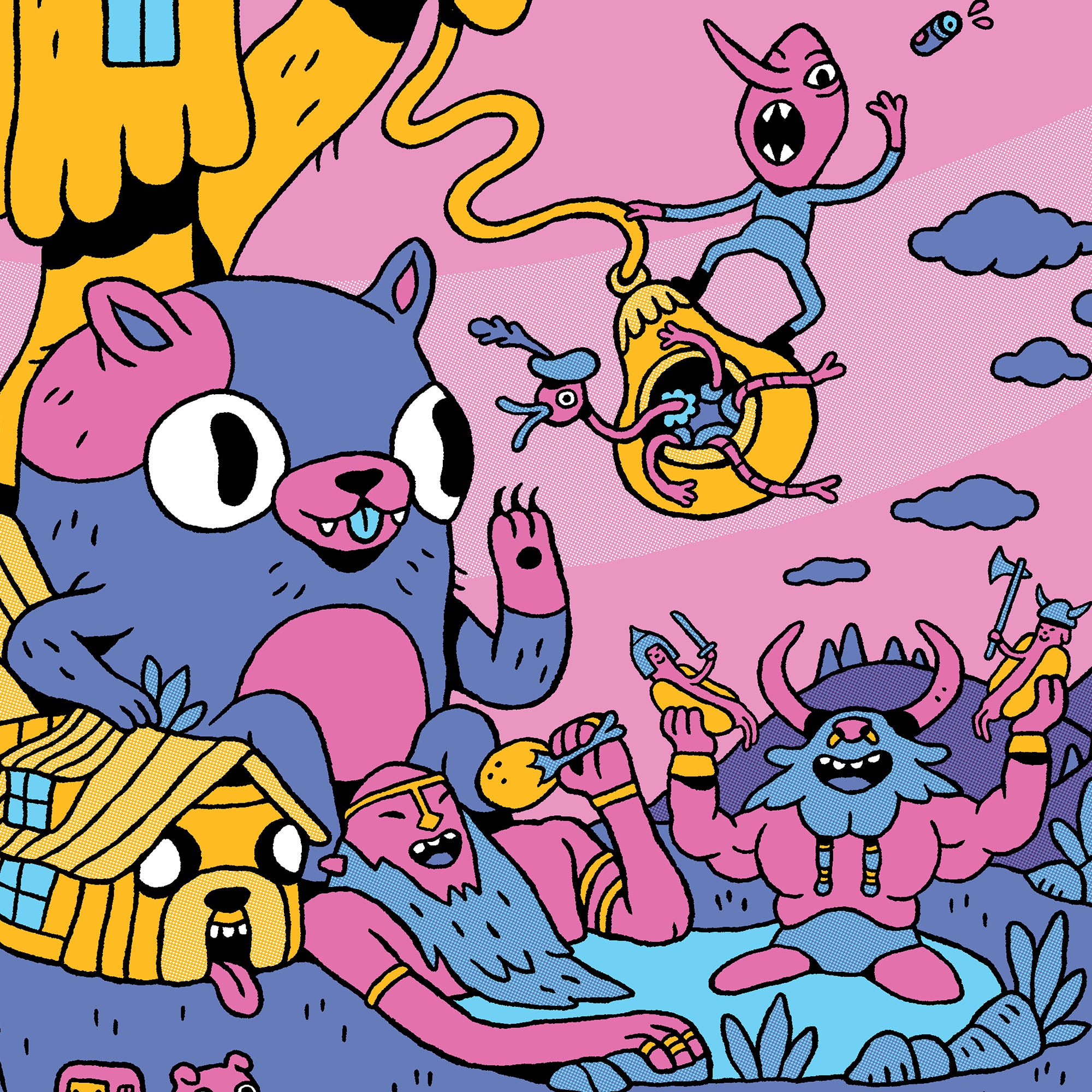 Adventure Time Poster - Official Cartoon Network Wall Art for Kids Room, Living Room & Office Decor