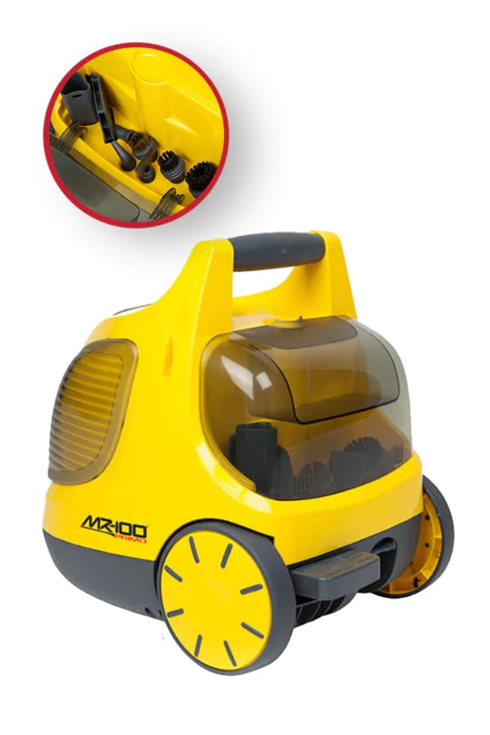 Vapamore MR-100 Primo Steam Cleaner for Home & Car – Powerful Steam Cleaning System for Floors, Upholstery, Tiles & More – Deep Cleaning & Sanitizing with High-Temperature Steam