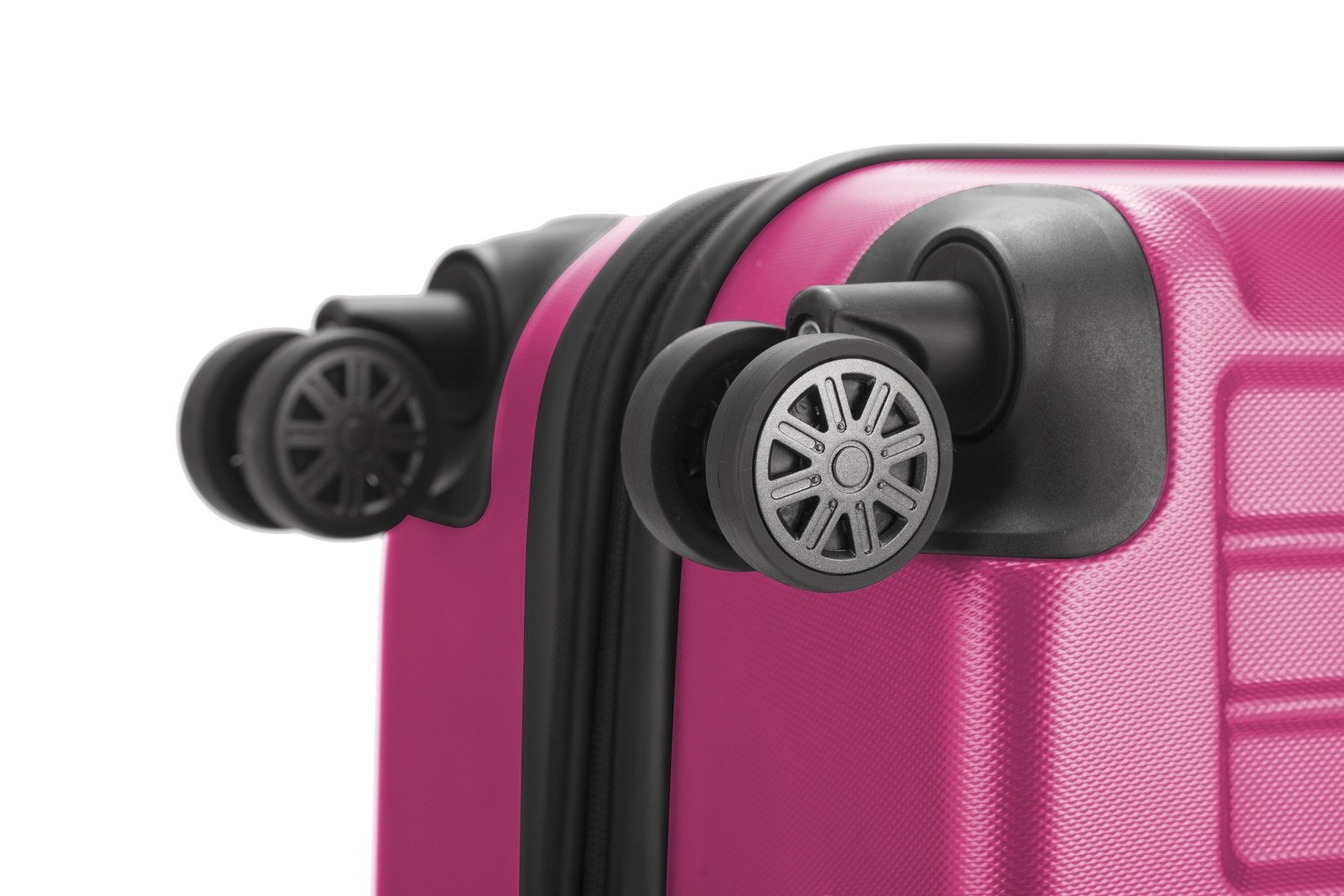 Unisex Pink Glossy 65cm Cabin Luggage - Lightweight Carry-On Suitcase for Business Travel & Weekend Getaways | Perfect for Airplane Overhead Bin & Train Trips