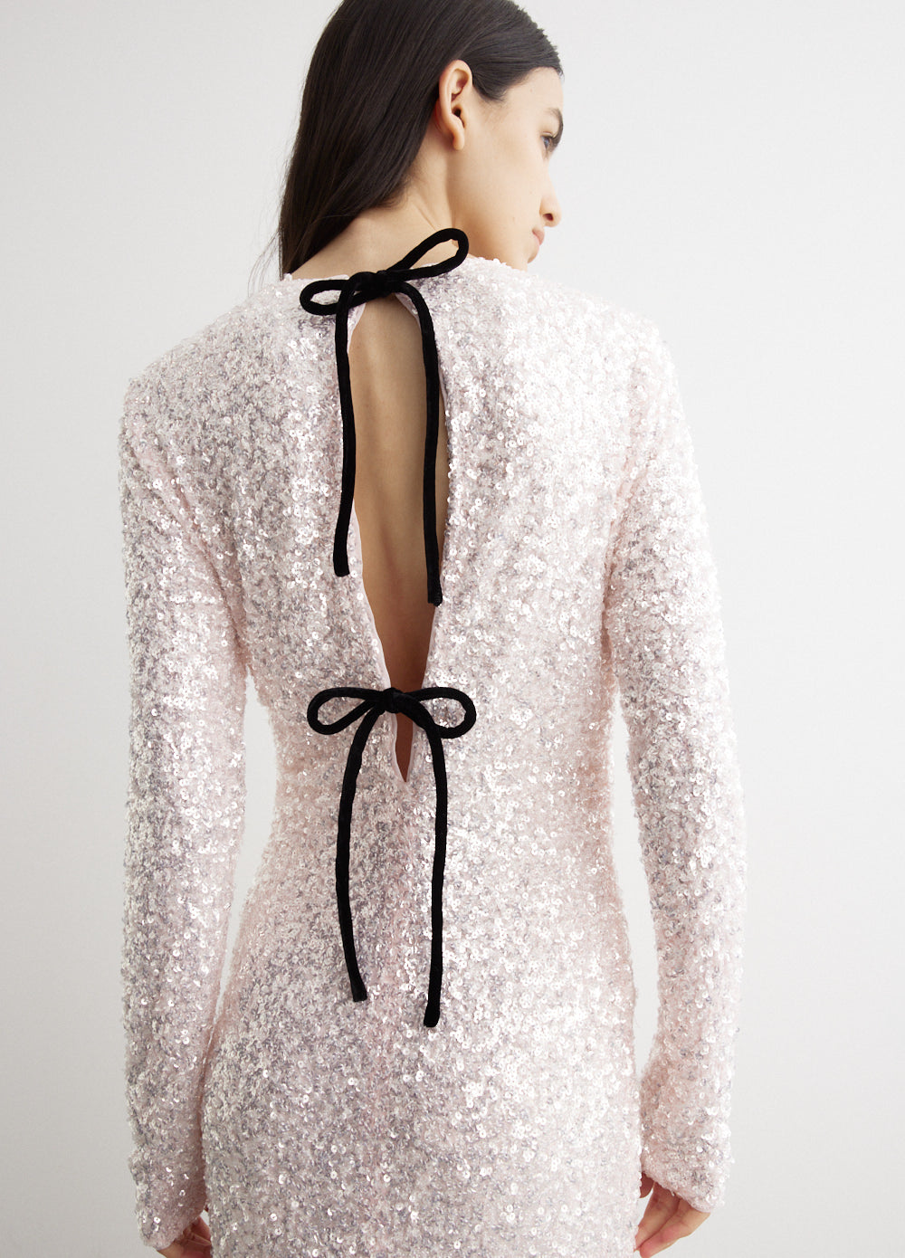 3D Sequins Maxi Dress for Women - Elegant Sparkly Party Gown for Evening Events, Prom, Wedding Guest & Special Occasions
