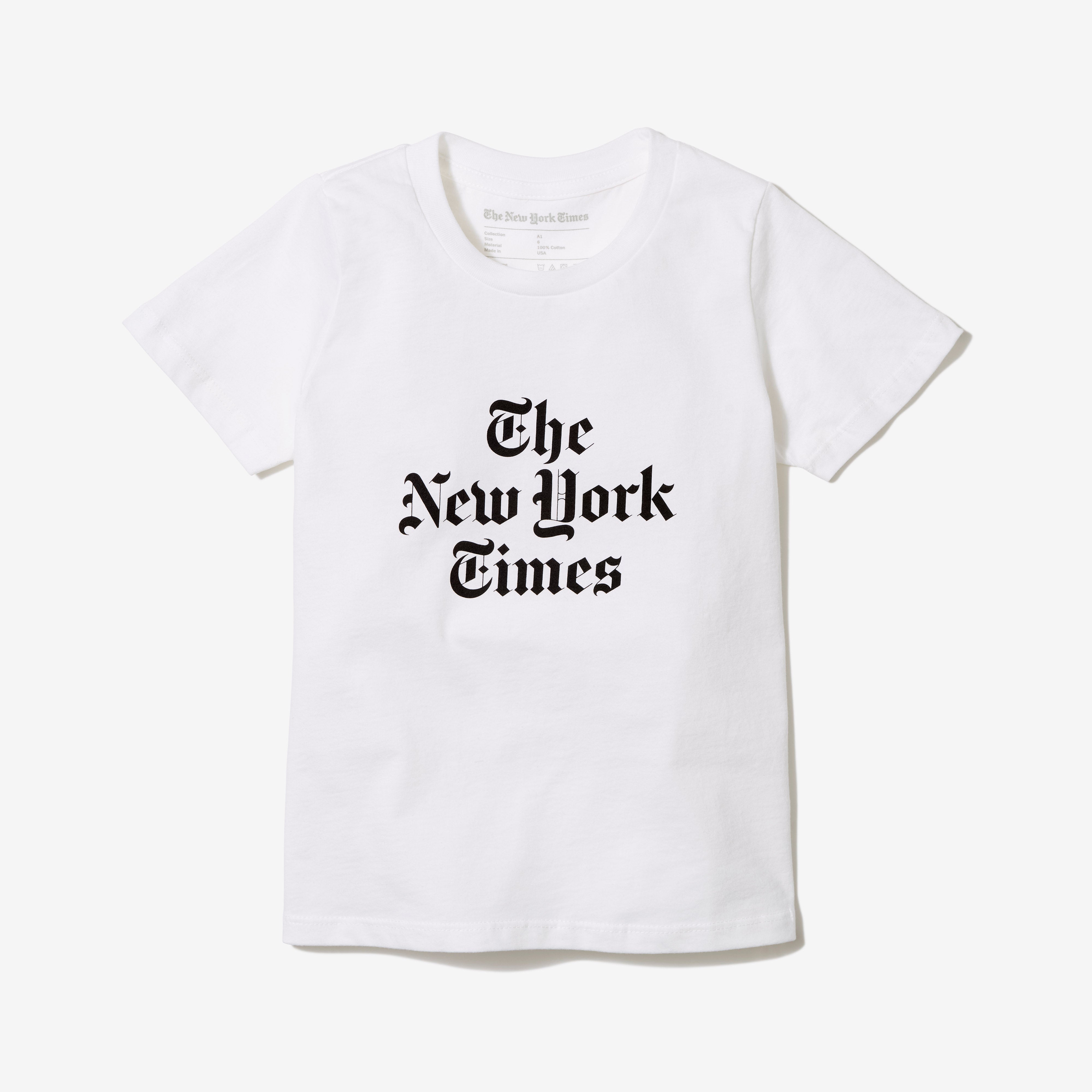 Kids Stacked Logo T-Shirt - Soft Cotton Graphic Tee for Boys & Girls - Perfect for School, Playdates & Family Outings